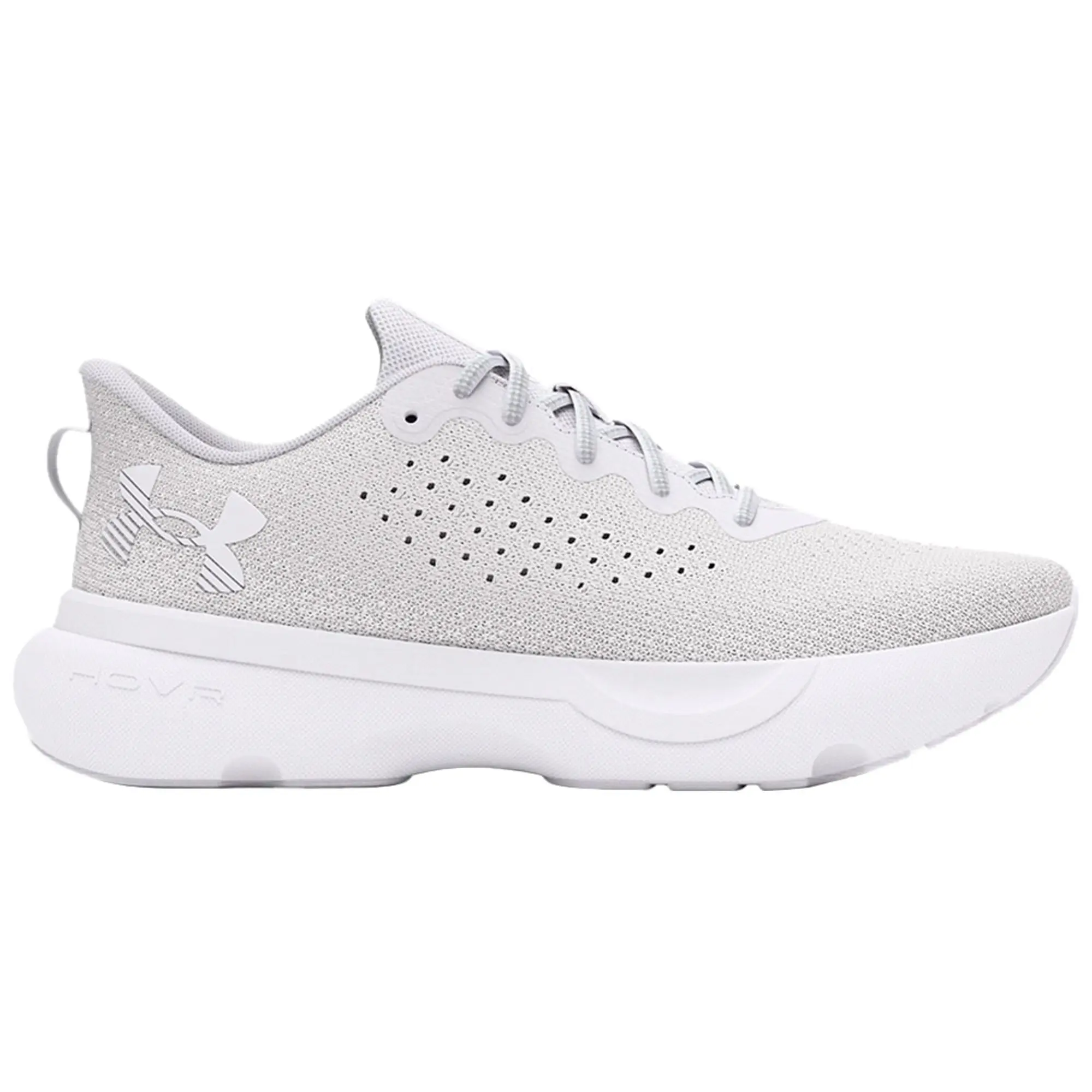 Men's  Under Armour  Infinite Running Shoes White / White / White 8