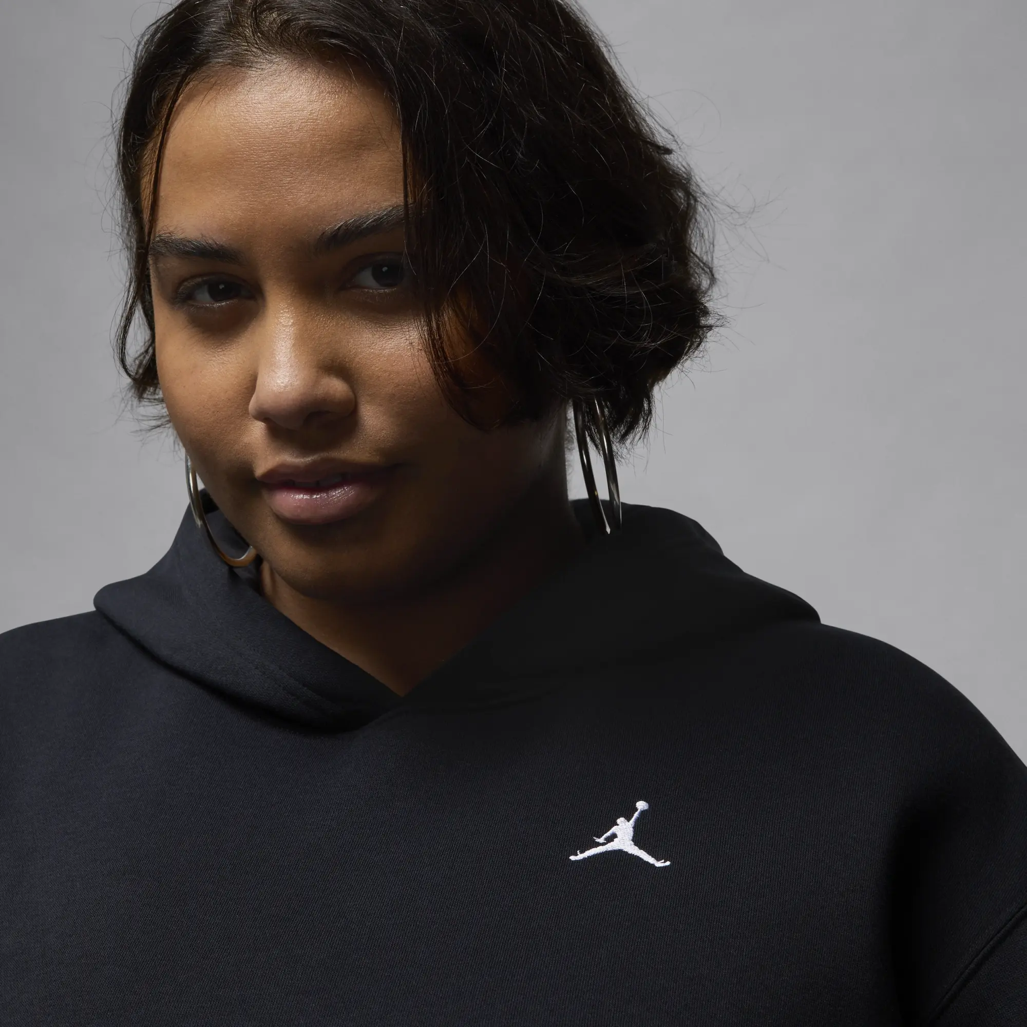 Nike Jordan Jordan Brooklyn Fleece Women's Pullover Hoodie - Black - Cotton/polyester