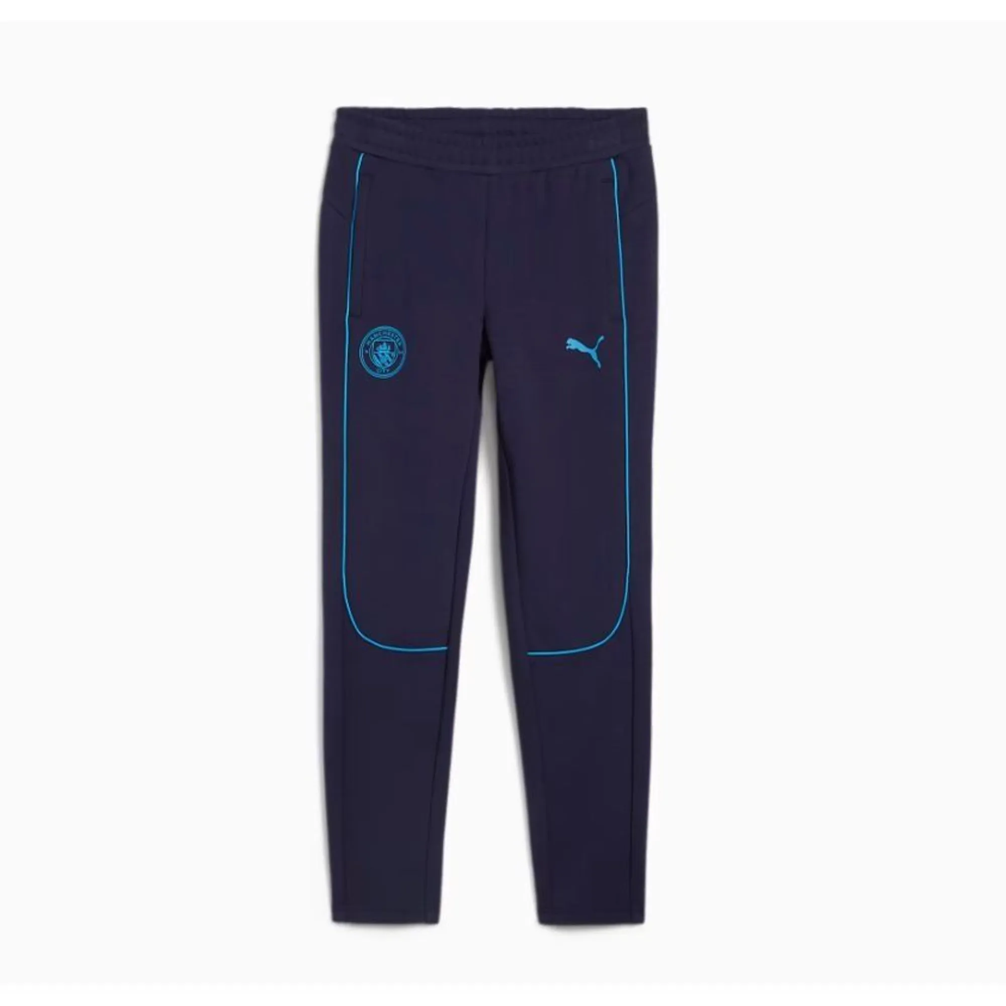 Puma Manchester City Sweatpants Casuals - New Navy/Magic Blue Kids - ['Blue']