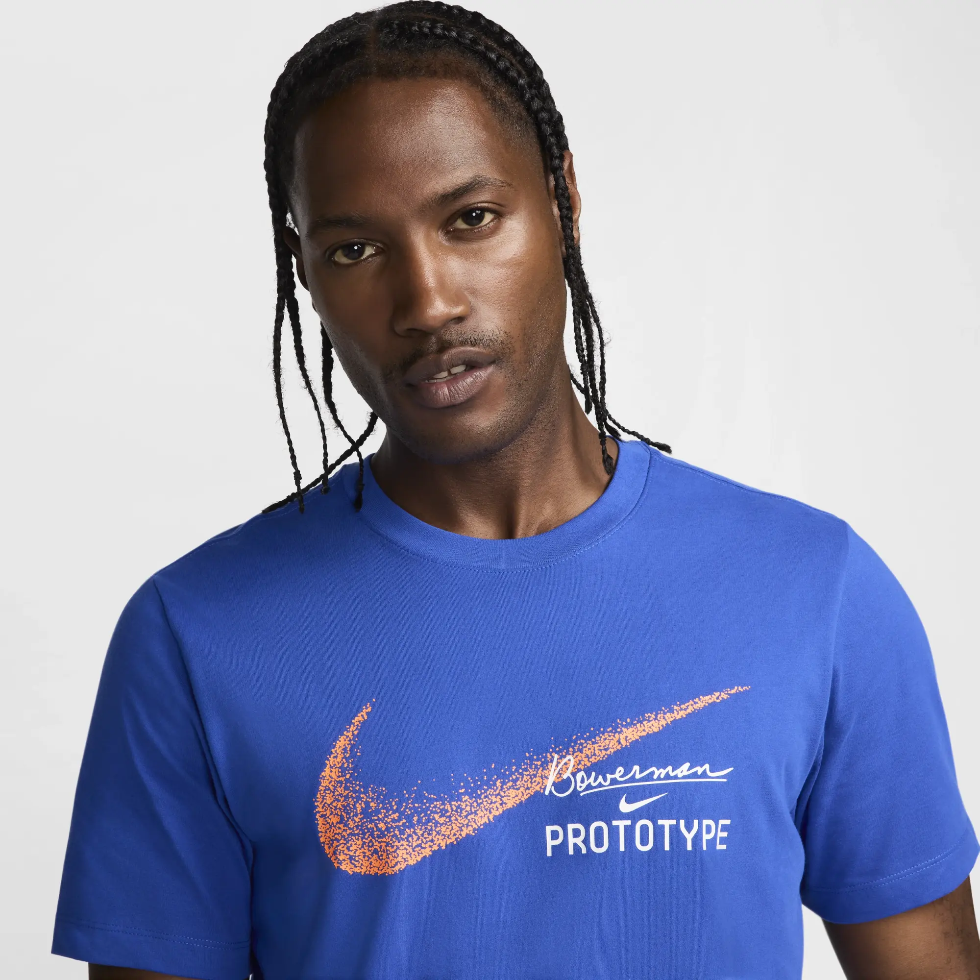 Nike Men s Dri FIT Running T Shirt Blue Cotton Polyester HM8291 480 FOOTY.COM