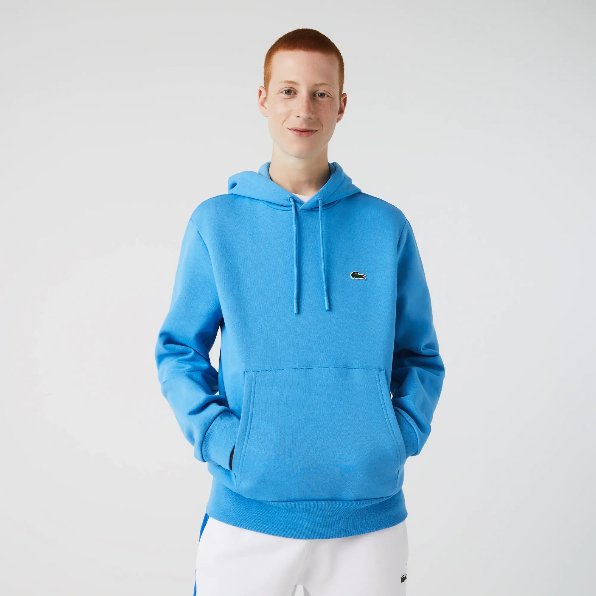Lacoste Fleece Hoodie - Blue