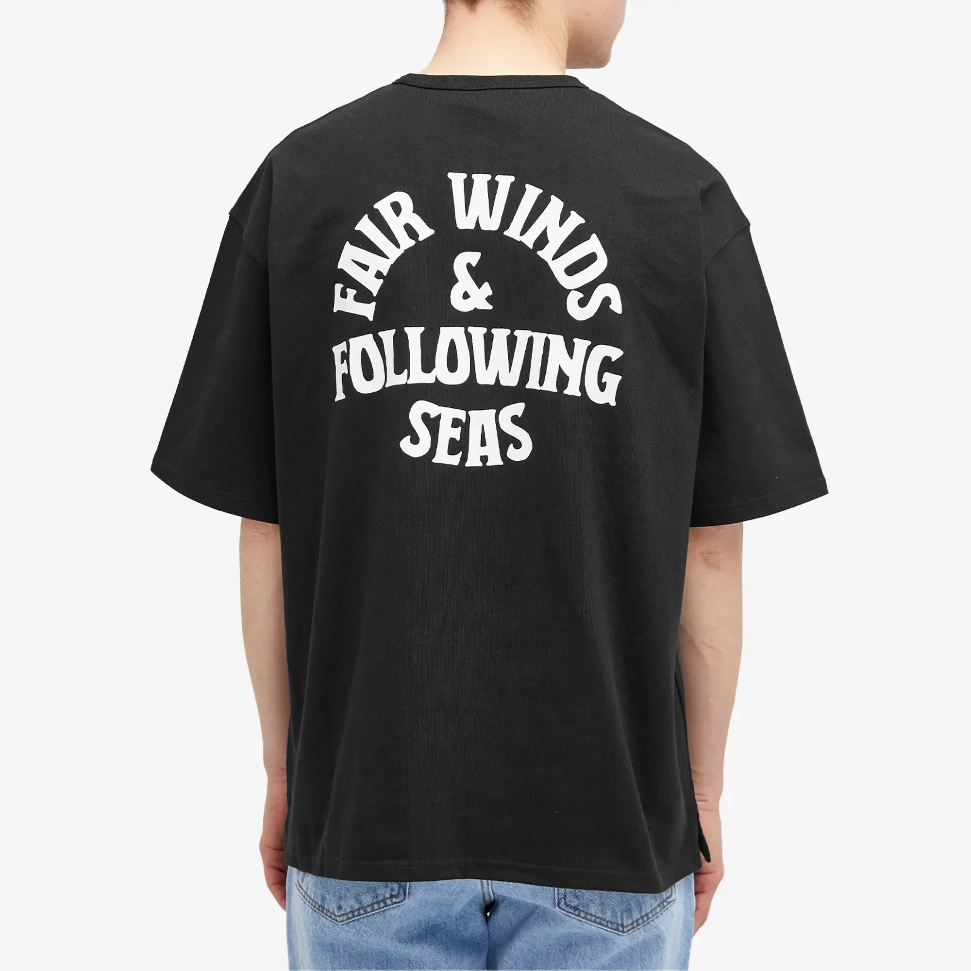 FrizmWORKS Men's Fair Winds & Following Seas T-Shirt Black