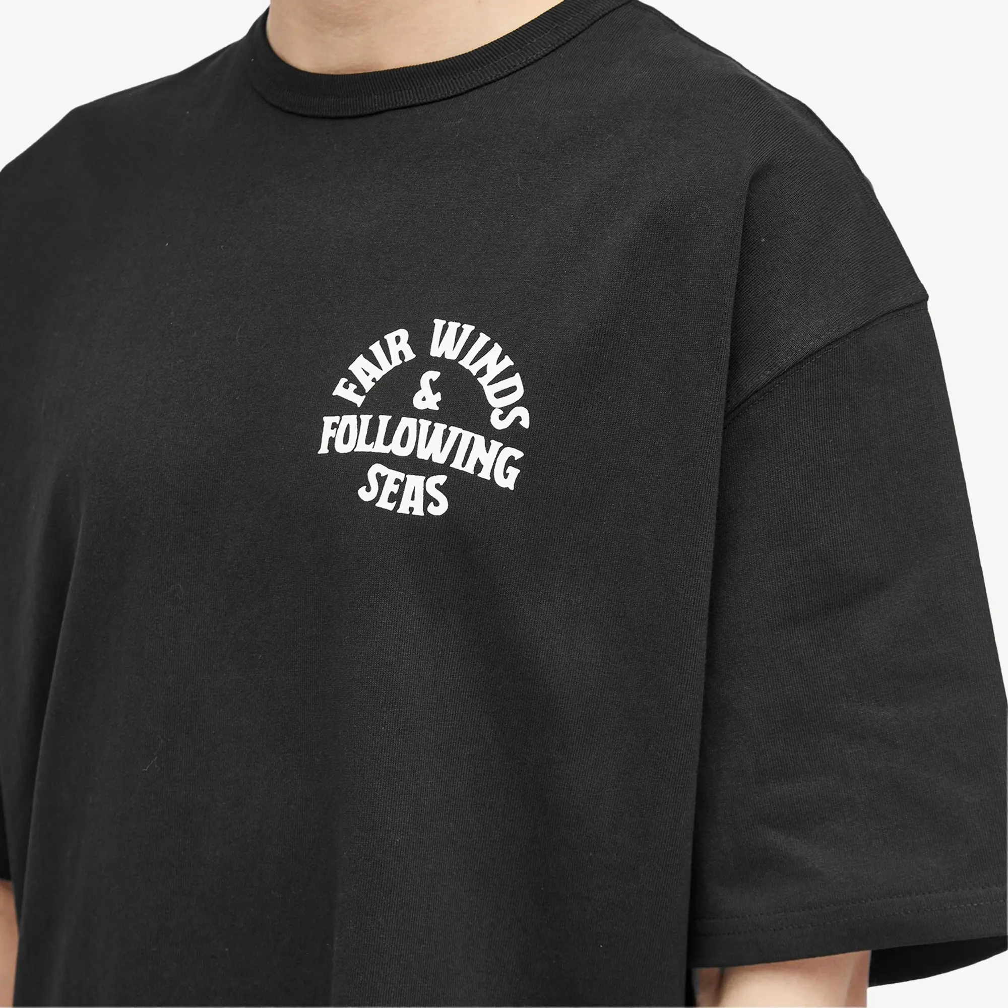 FrizmWORKS Men's Fair Winds & Following Seas T-Shirt Black
