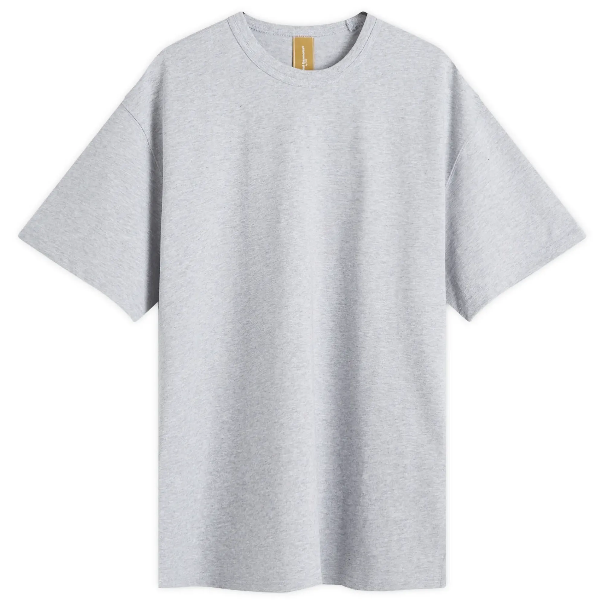 FrizmWORKS Men's OG Double Rib Oversized T-Shirt Melange Grey