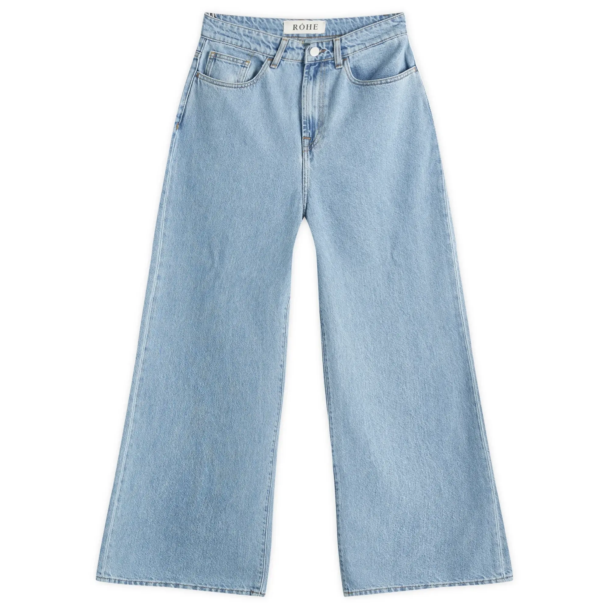 Róhe Women's Low waist wide leg denim Denim Blue
