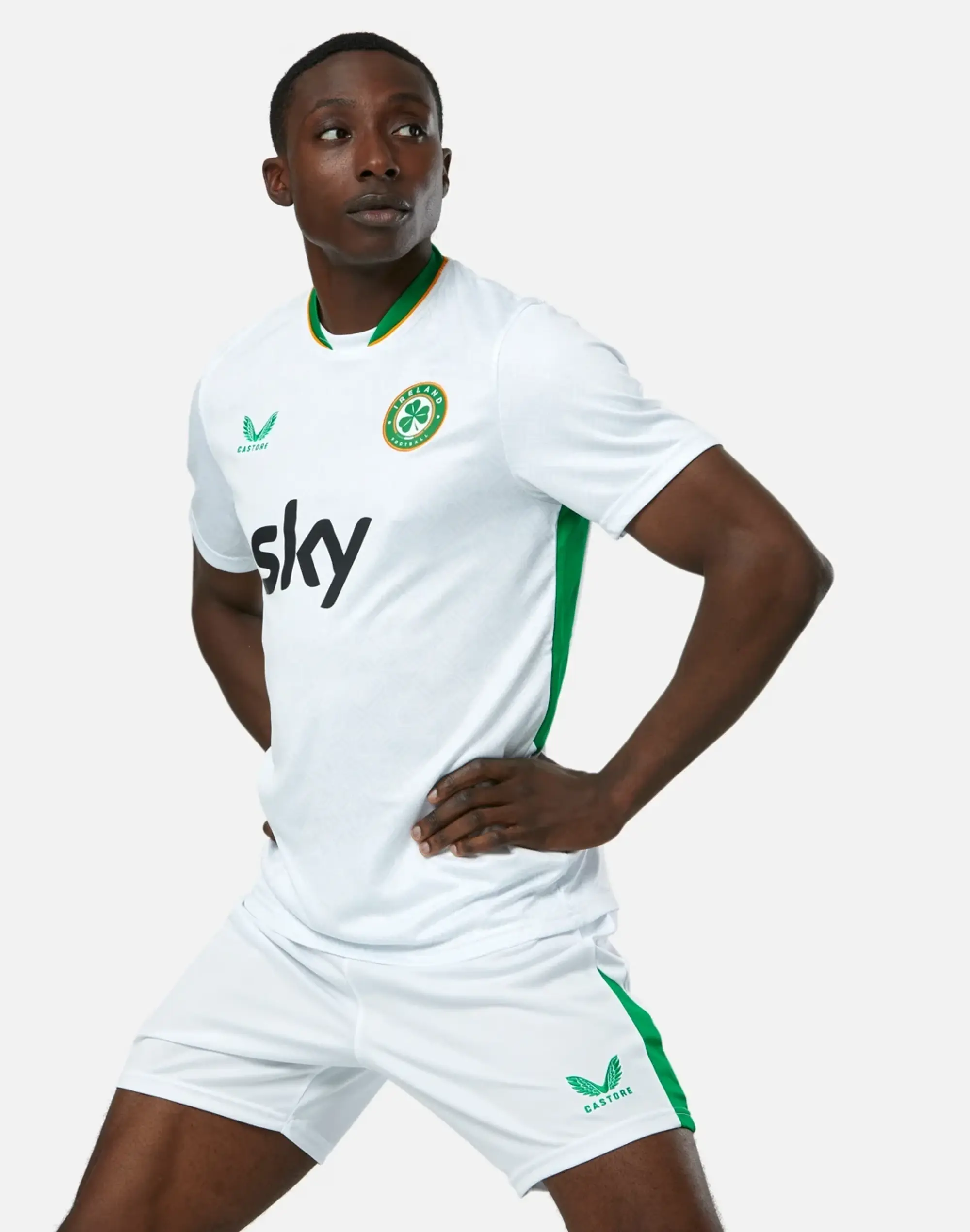 Castore Republic of Ireland Mens SS Away Shirt 2024