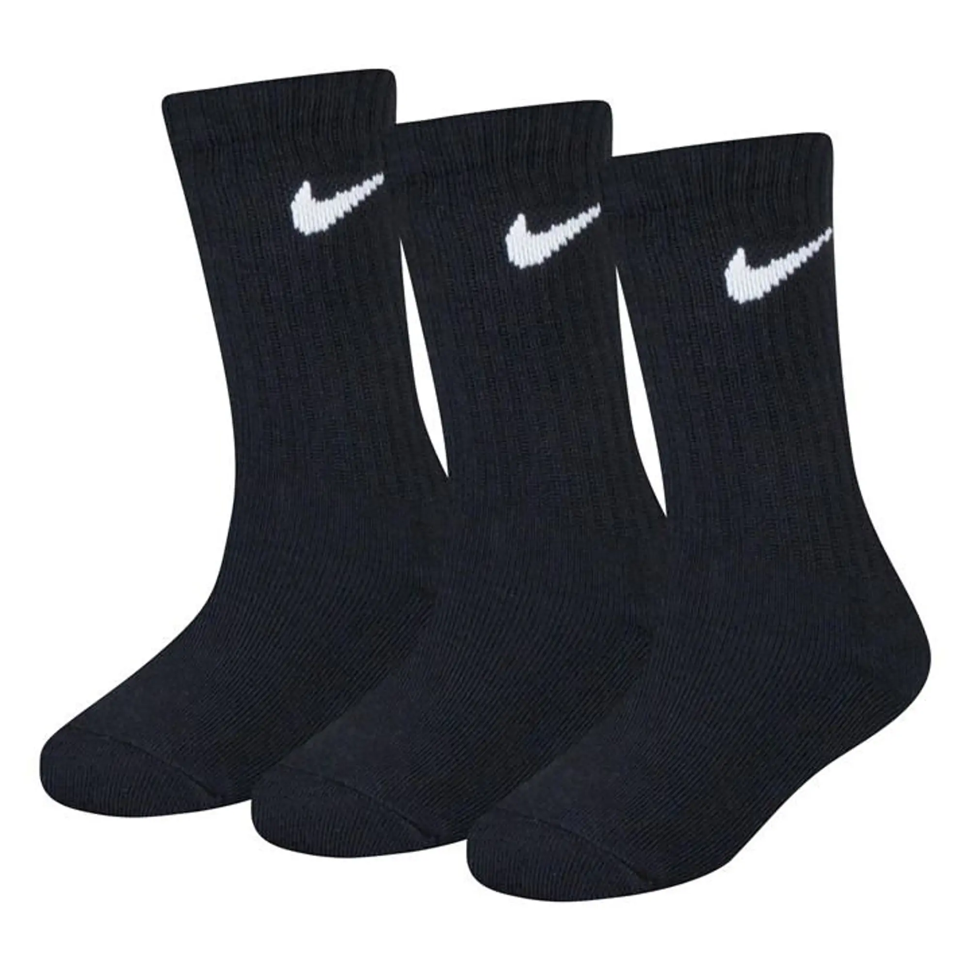 Nike Basic Crew 3Pk Sock Infants - Black