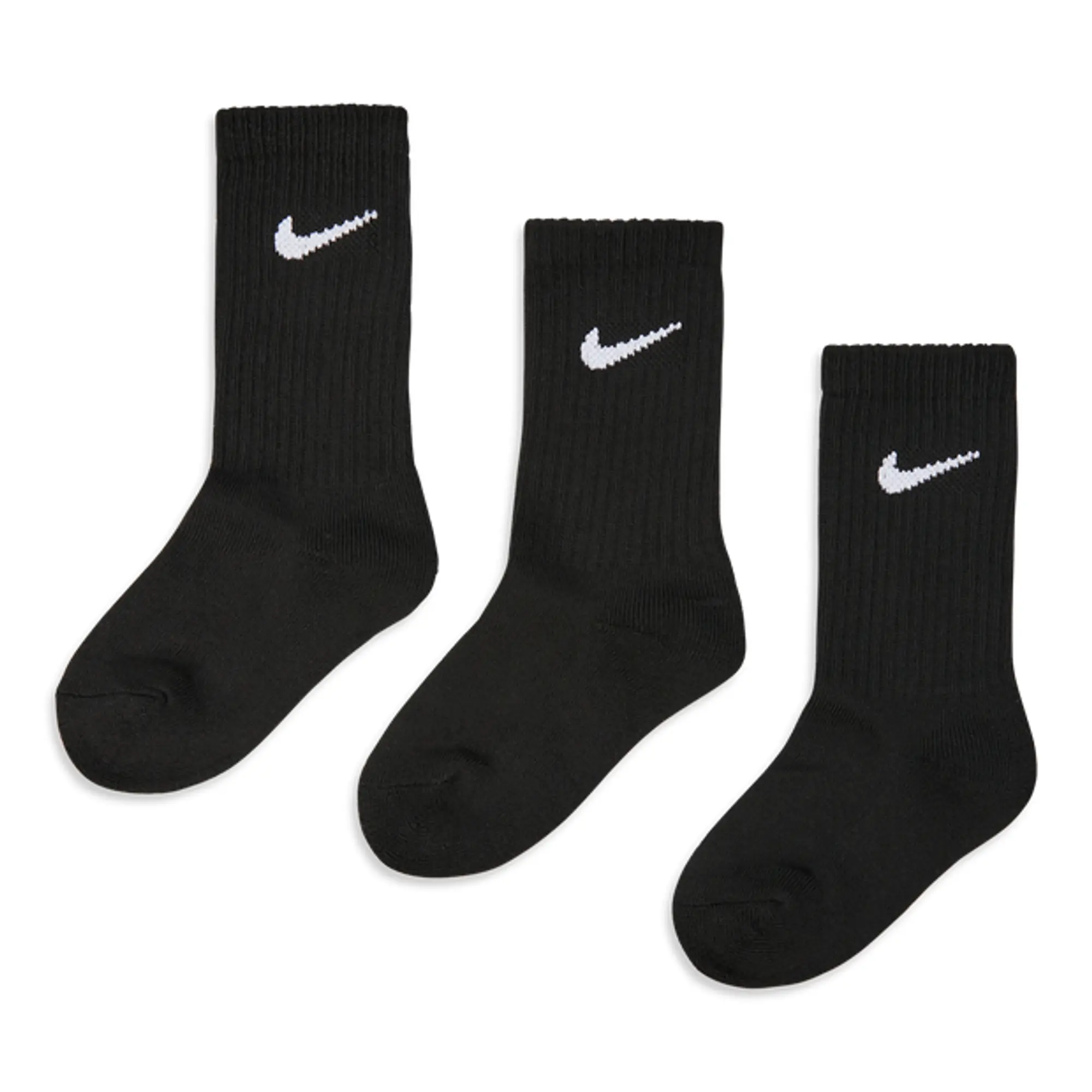 Nike Basic Crew 3Pk Sock Infants - Black