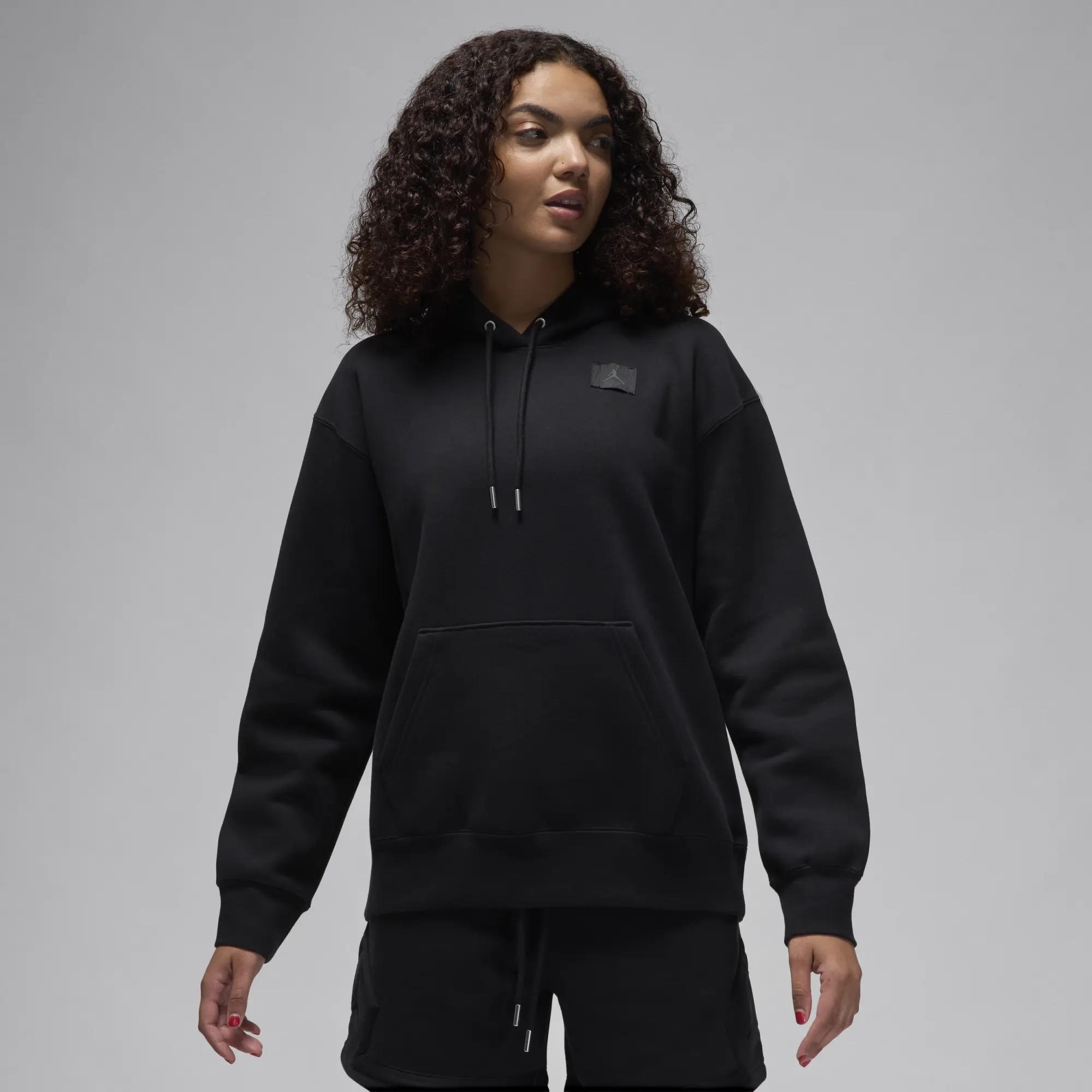 Nike Jordan WMNS Flight Fleece Satin-Lined Pullover Hoodie