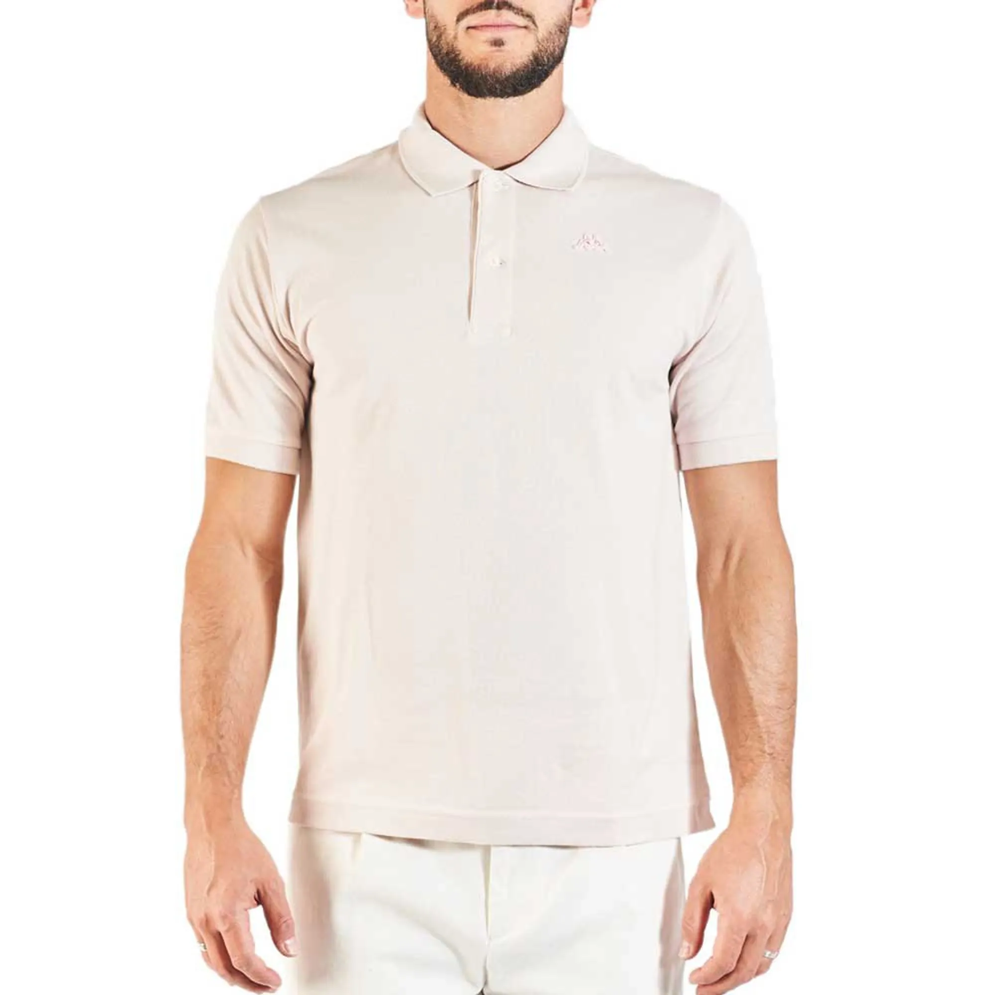 Kappa Aarau Short Sleeve Polo  - Pink