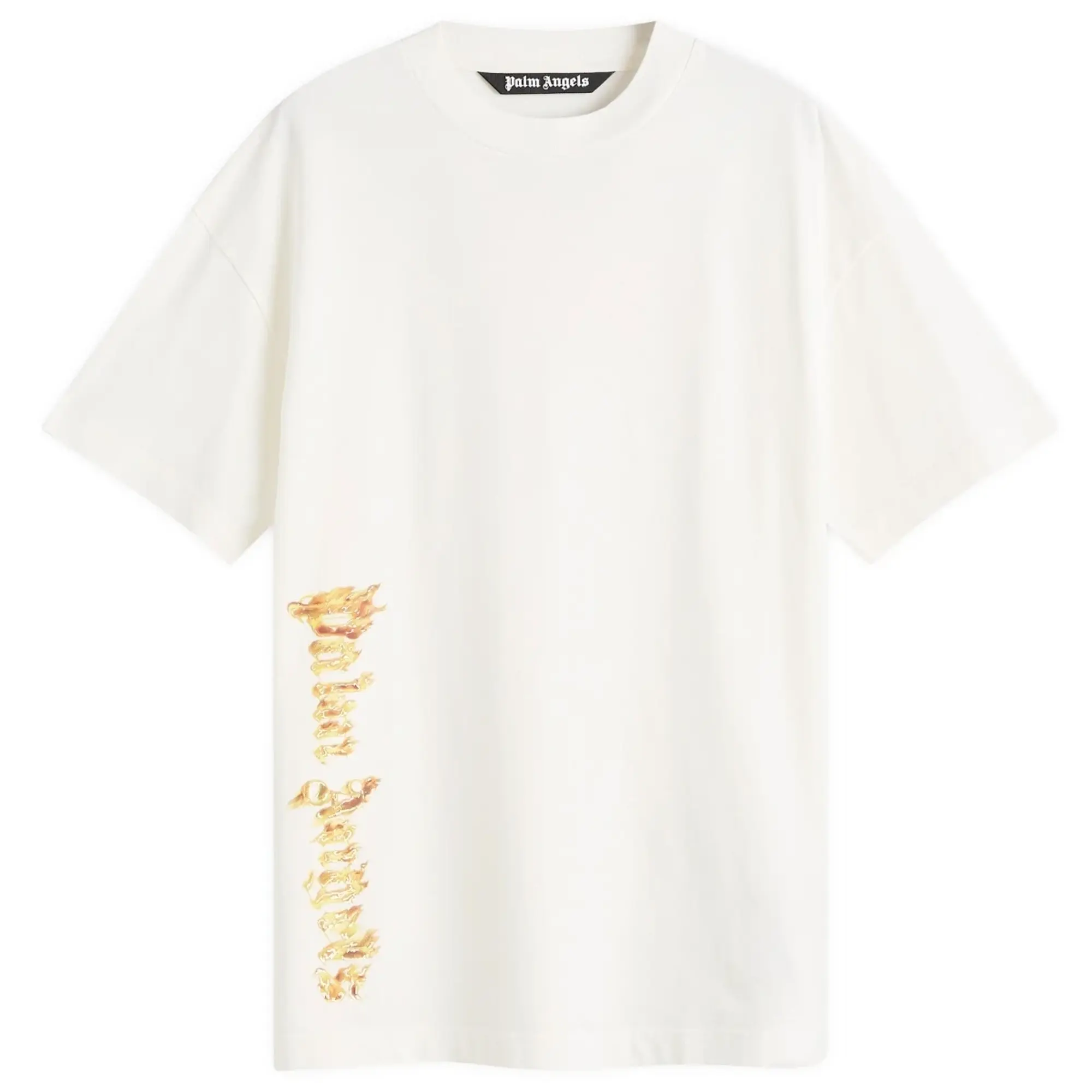 Palm Angels Men's Burning Palm T-Shirt White