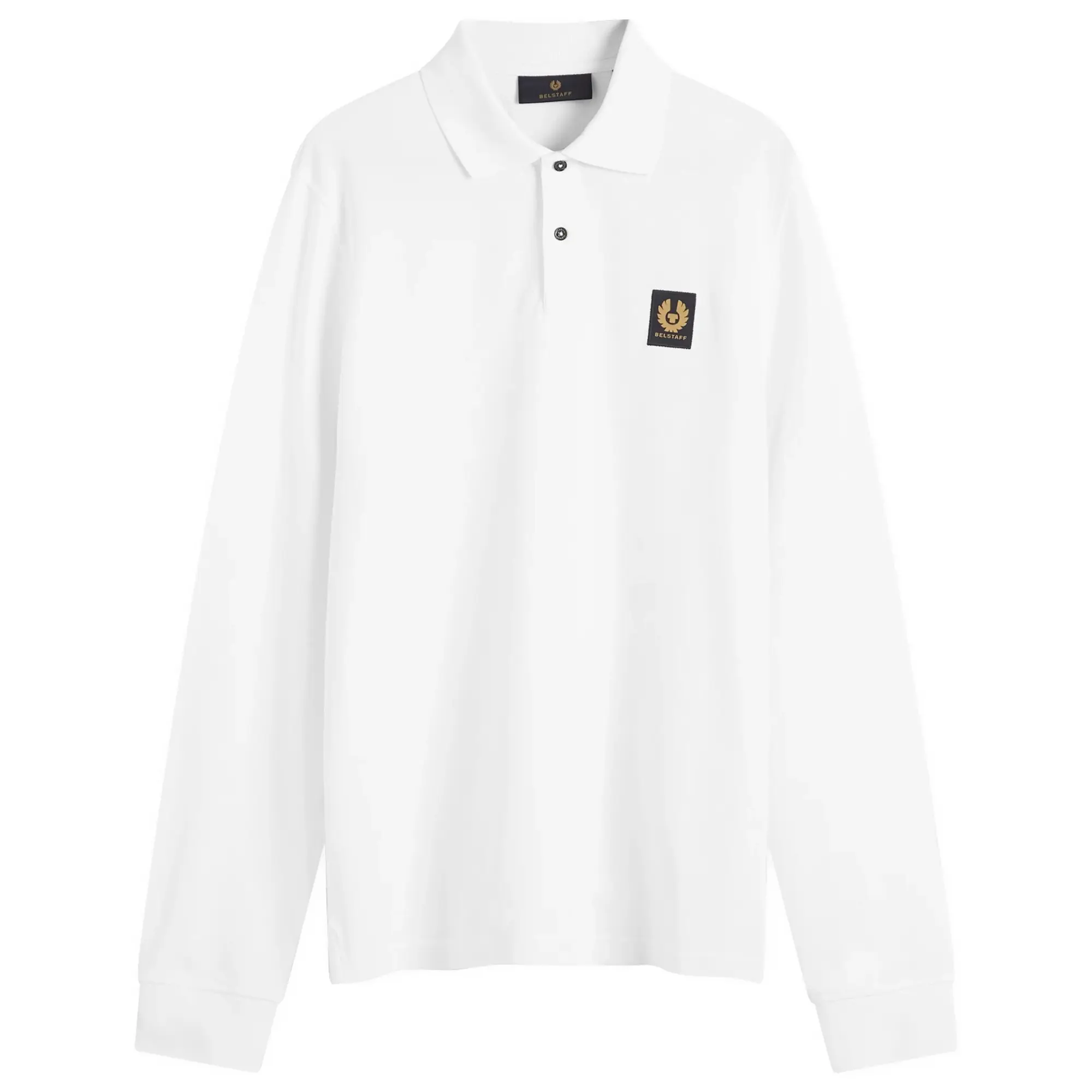 Belstaff Men's Belstaff Men's Long Sleeved Polo White