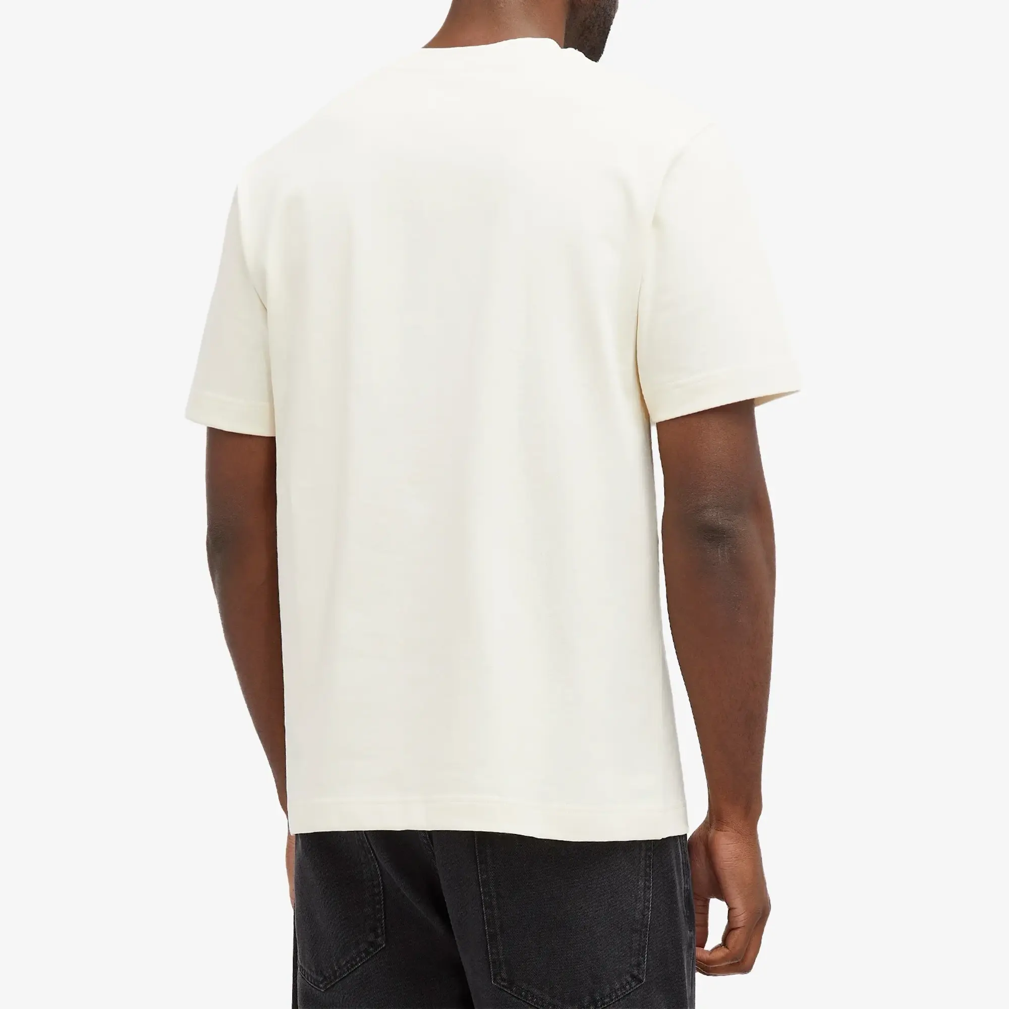 Jacquemus Men's Gros Grain Logo T-Shirt Beige