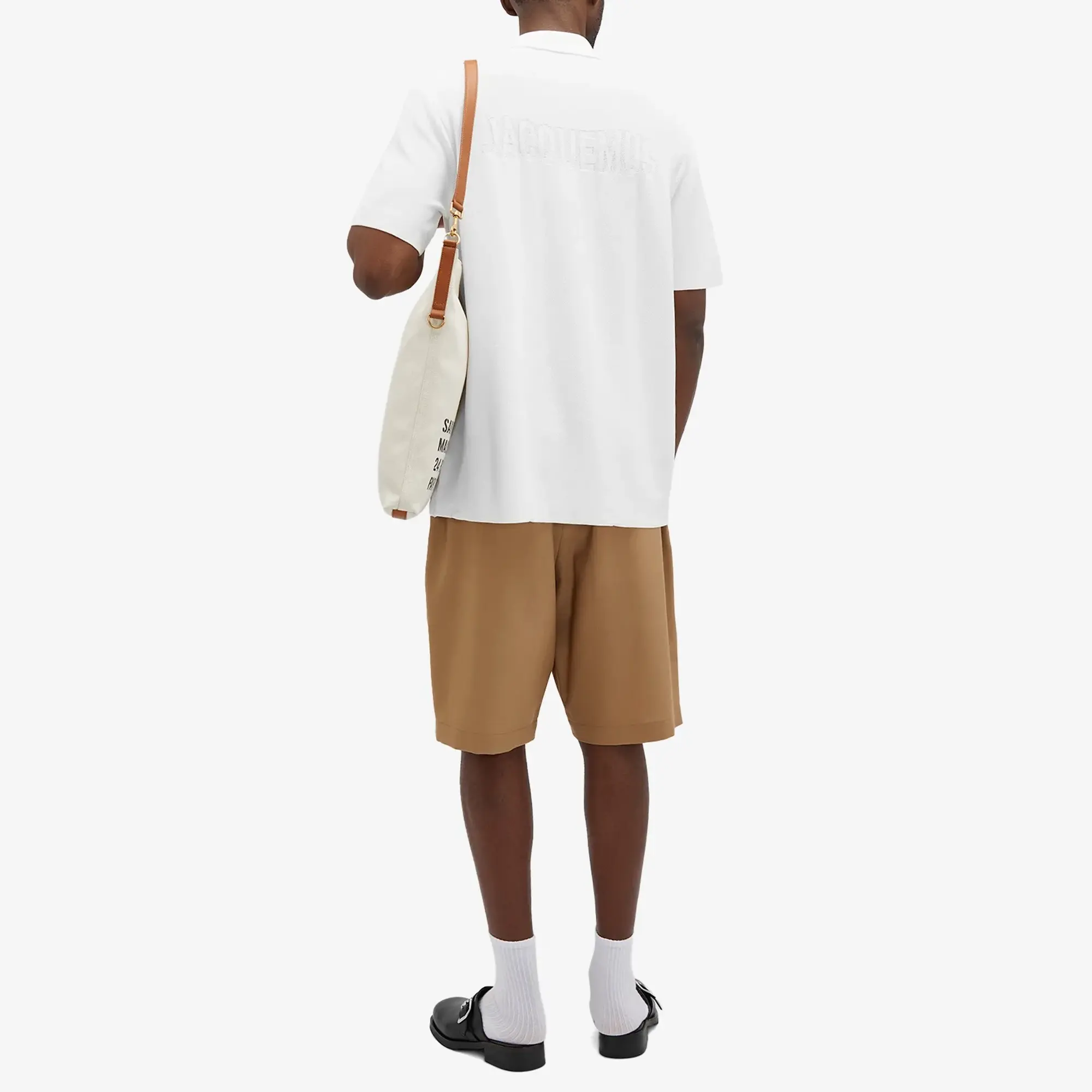 Jacquemus Men's Maille Knit Polo Off White
