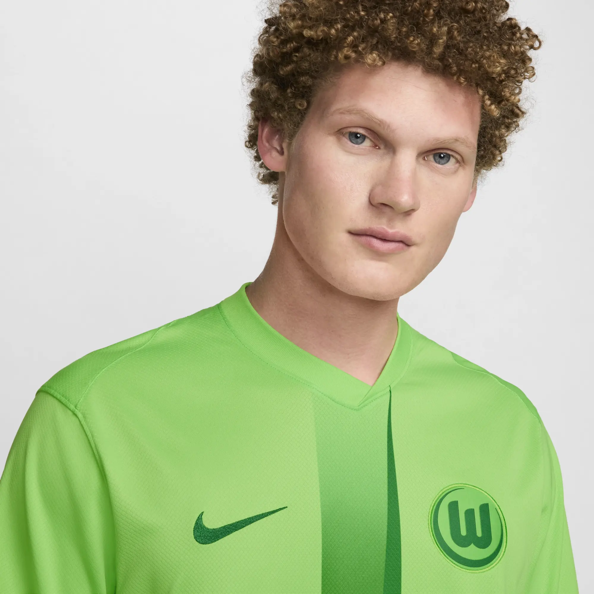 Nike Wolfsburg Mens SS Home Shirt 2024/25