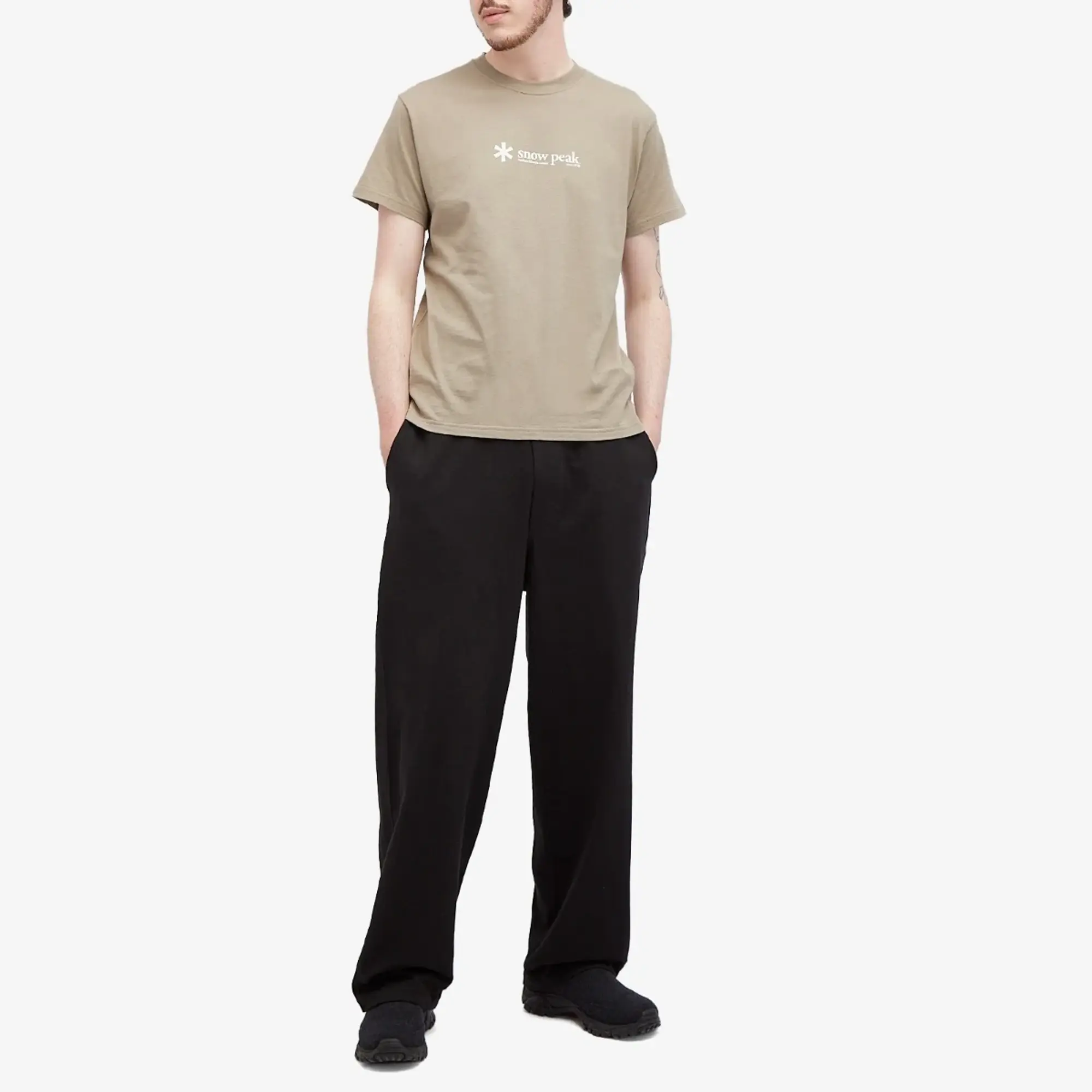 Snow Peak Men's Chest Logo T-Shirt Pro Green
