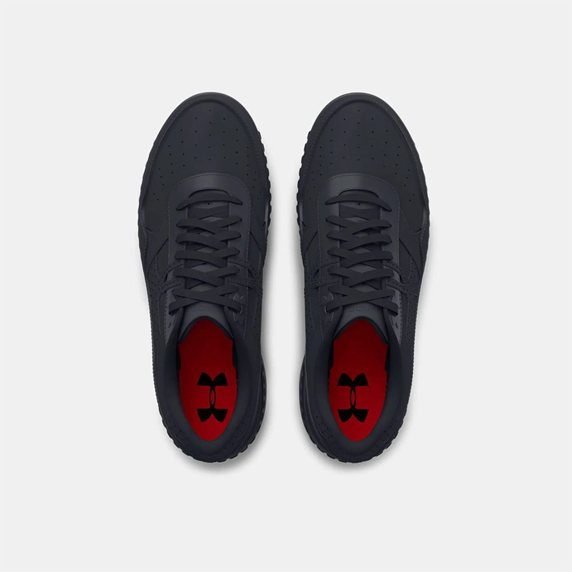 Men's  Under Armour  Court 96 Shoes Black / Black / Black 12