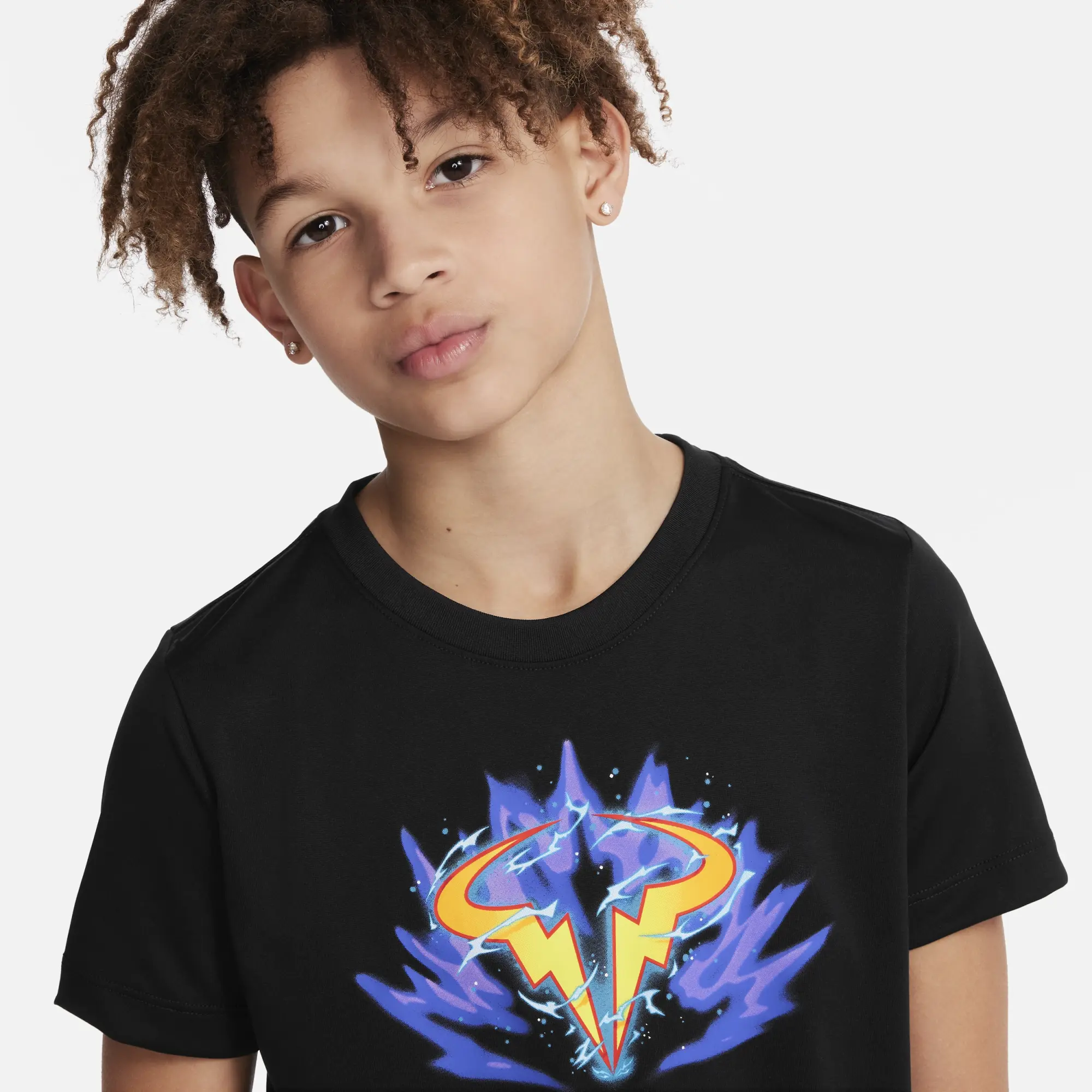 Nike Dri-Fit Rafa T-Shirt Kids - Black