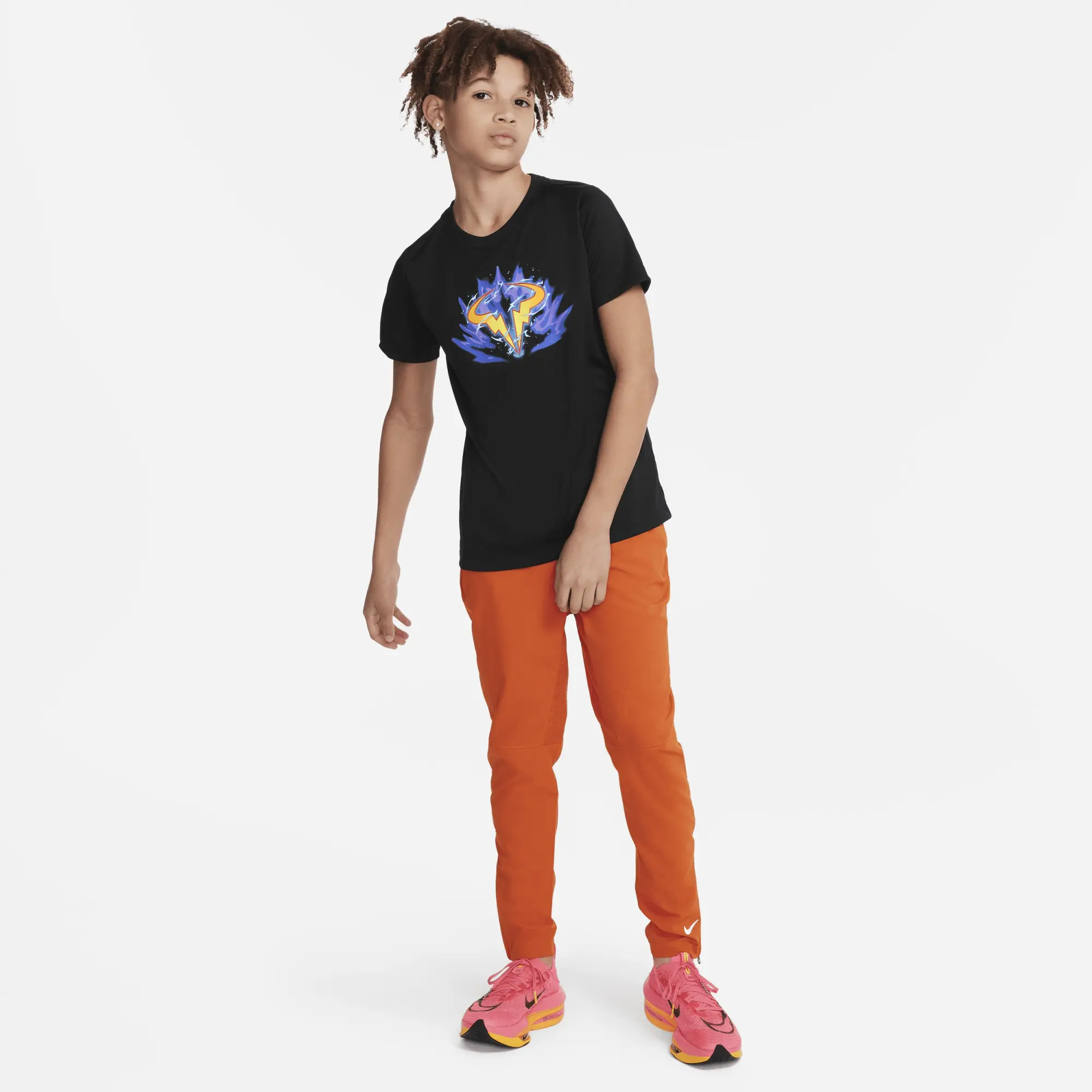 Nike Dri-Fit Rafa T-Shirt Kids - Black