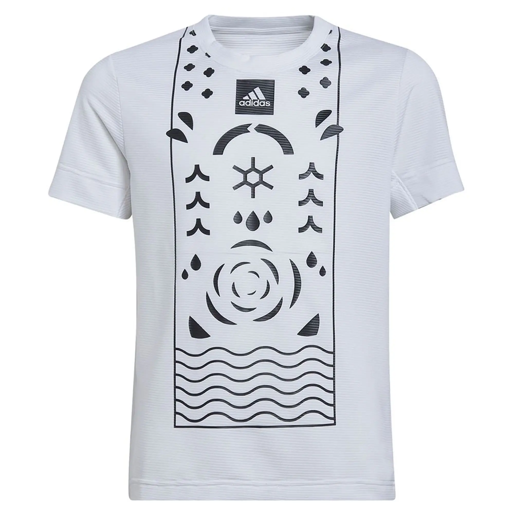 adidas Q2 T-Shirt Boys - White, Black