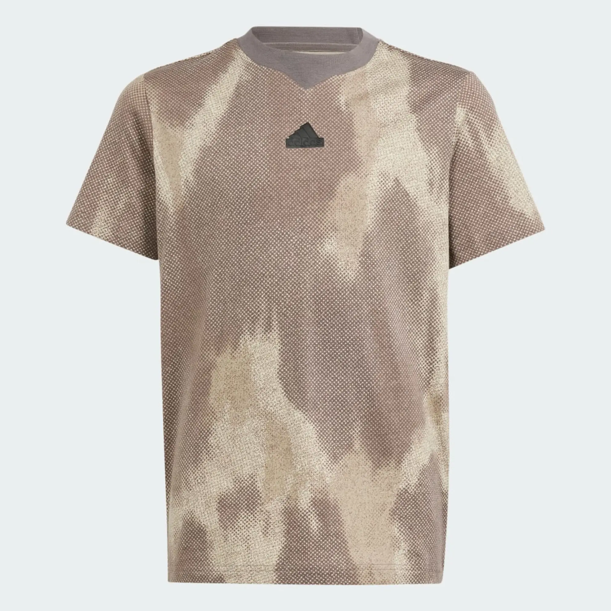 adidas AOP T-Shirt Boys - Brown, Beige