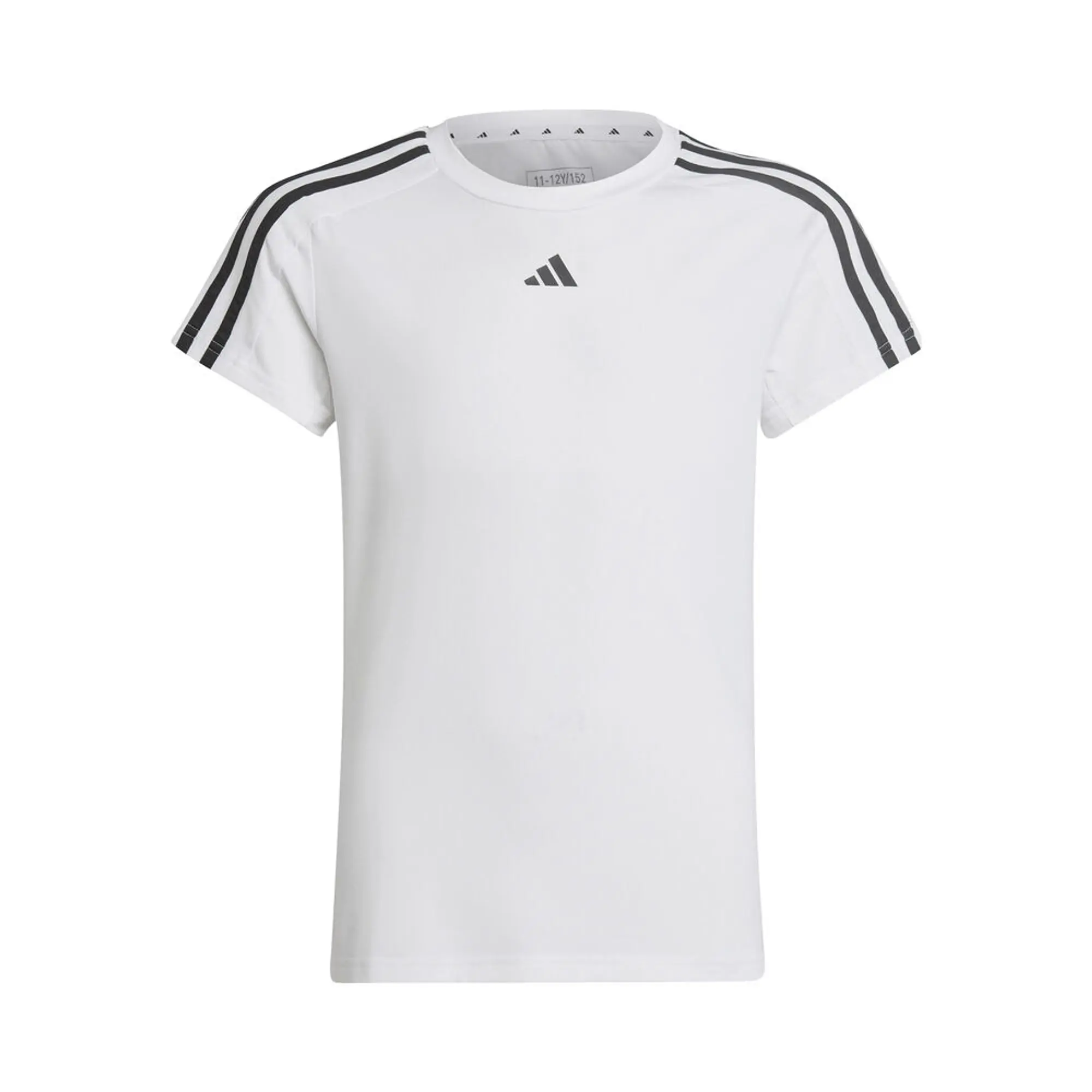 adidas 3-Stripes T-Shirt Girls - White, Black