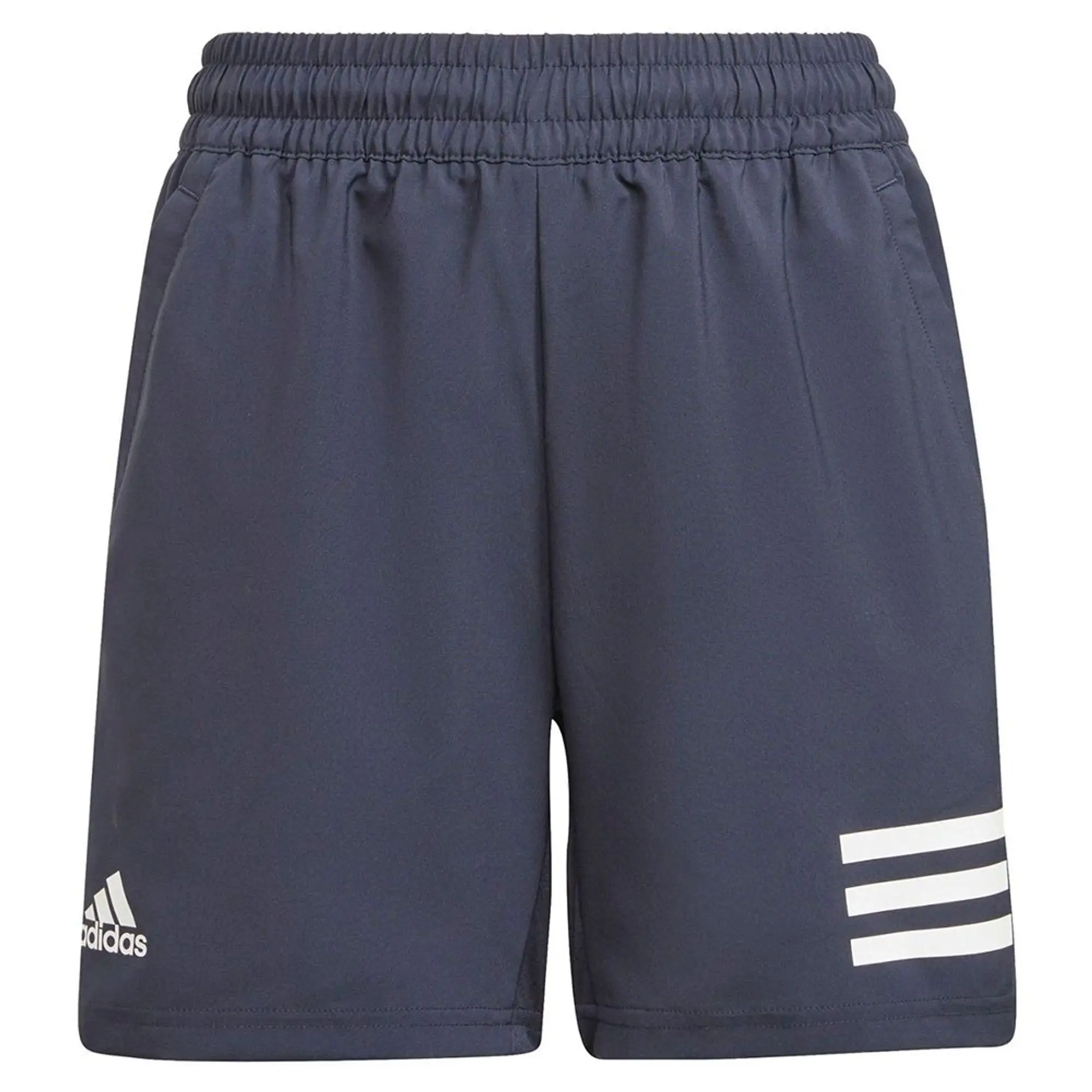 adidas Club 3 Stripes Shorts Boys - Dark Blue, White