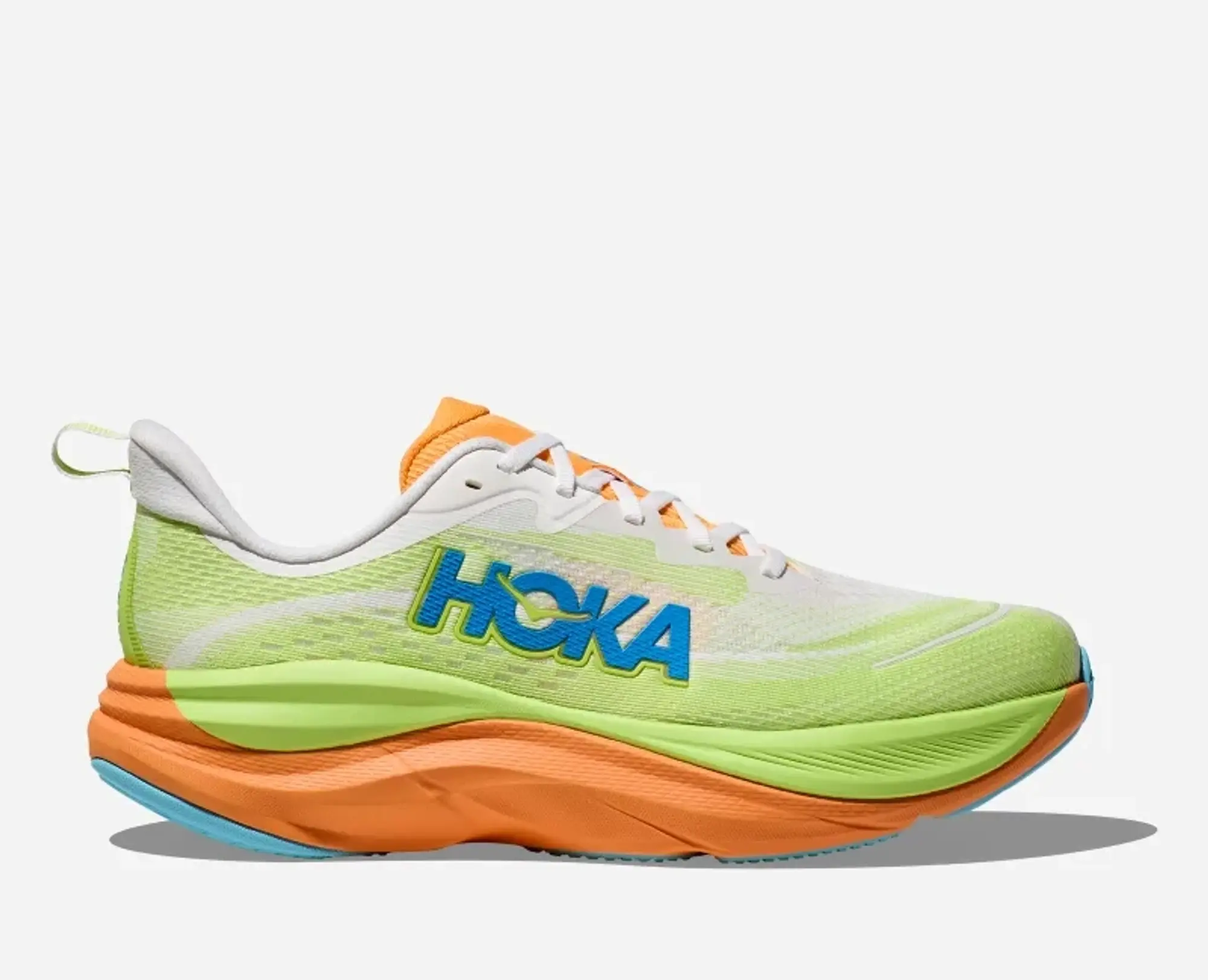 Hoka One One HOKA Women's Skyflow Road Running Shoes in Frost/Solar Flare