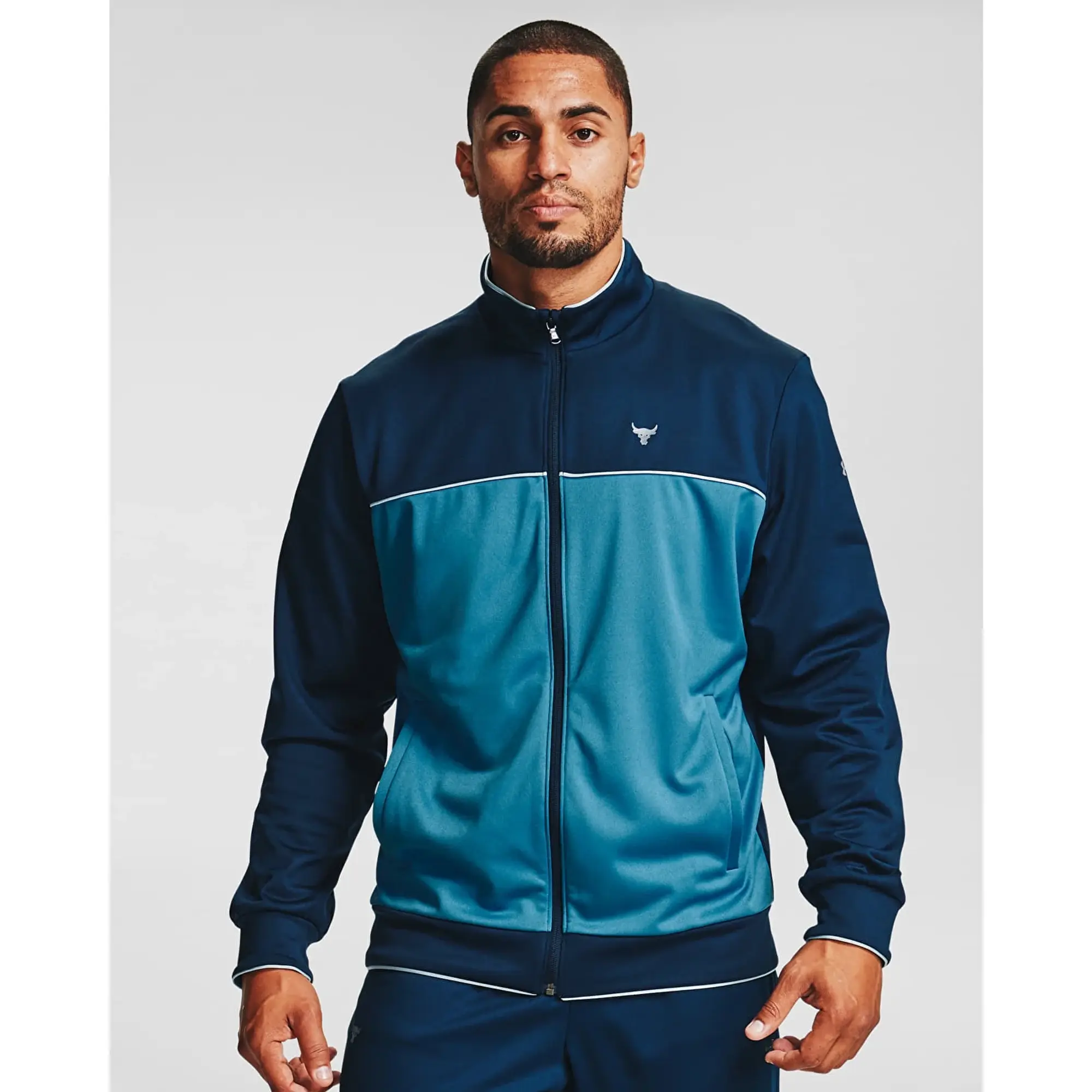 Jacket Under Armour Project Rock Knit Track Jacket Navy M