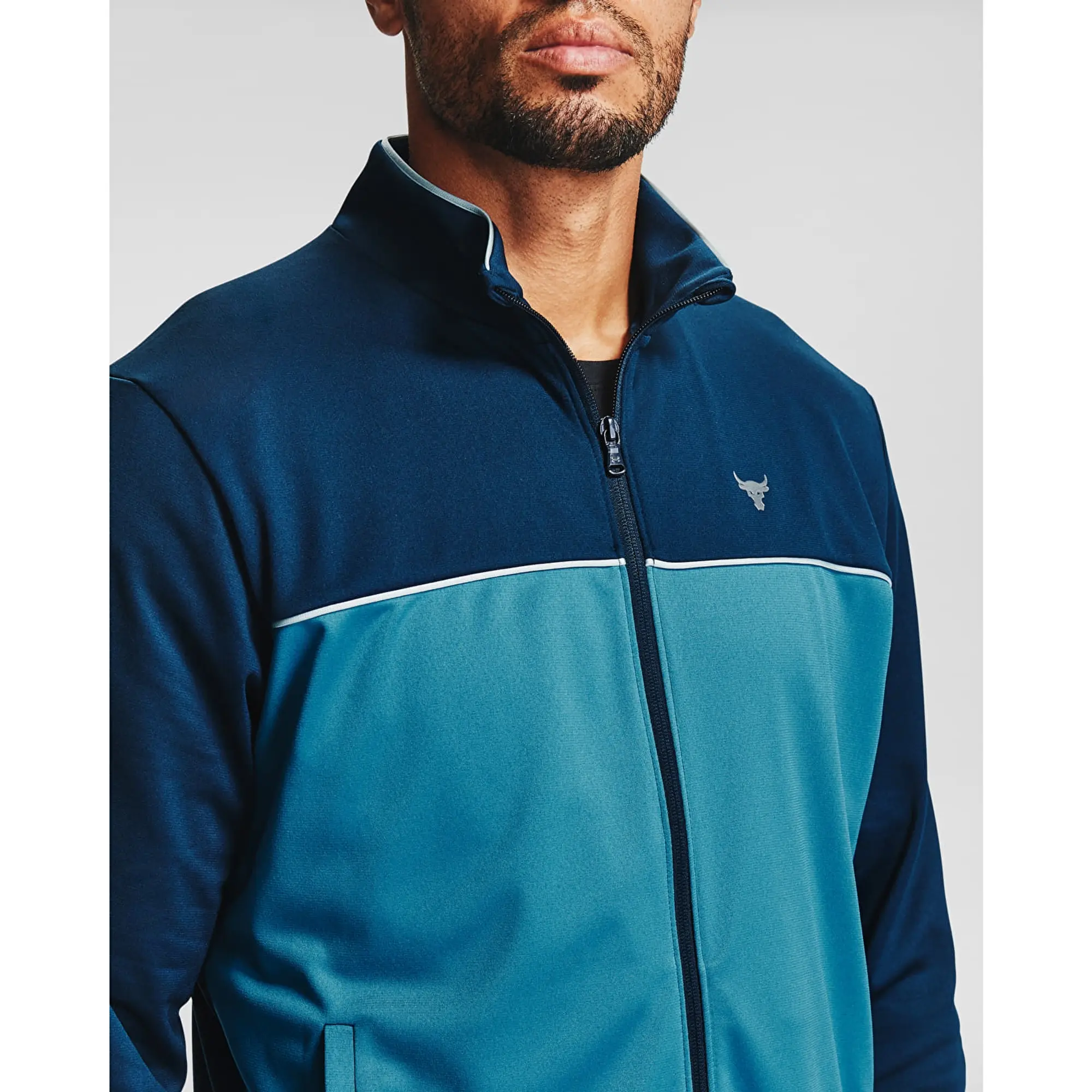 Jacket Under Armour Project Rock Knit Track Jacket Navy M