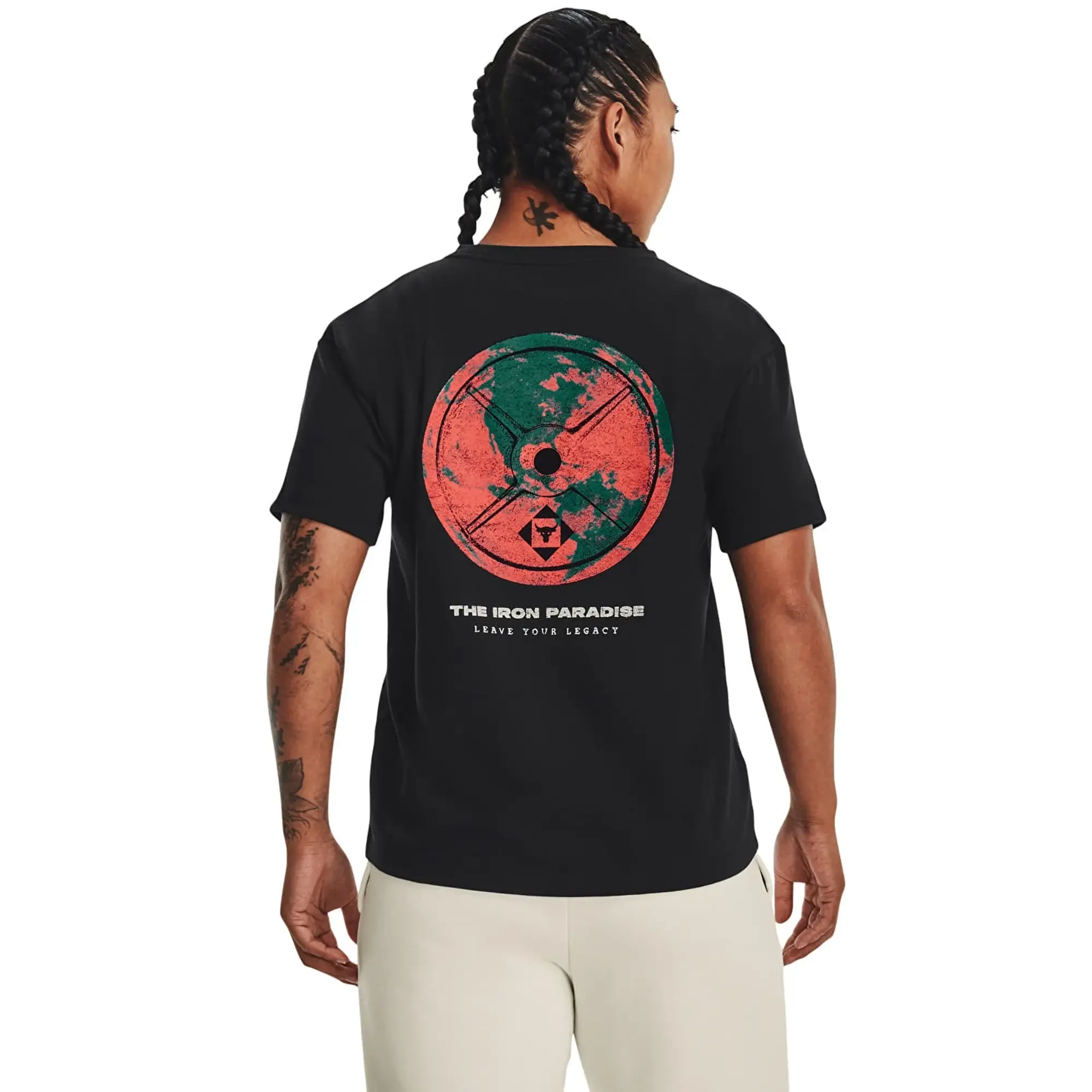 T-Shirt Under Armour Pjt Rock Globe Ss Black L