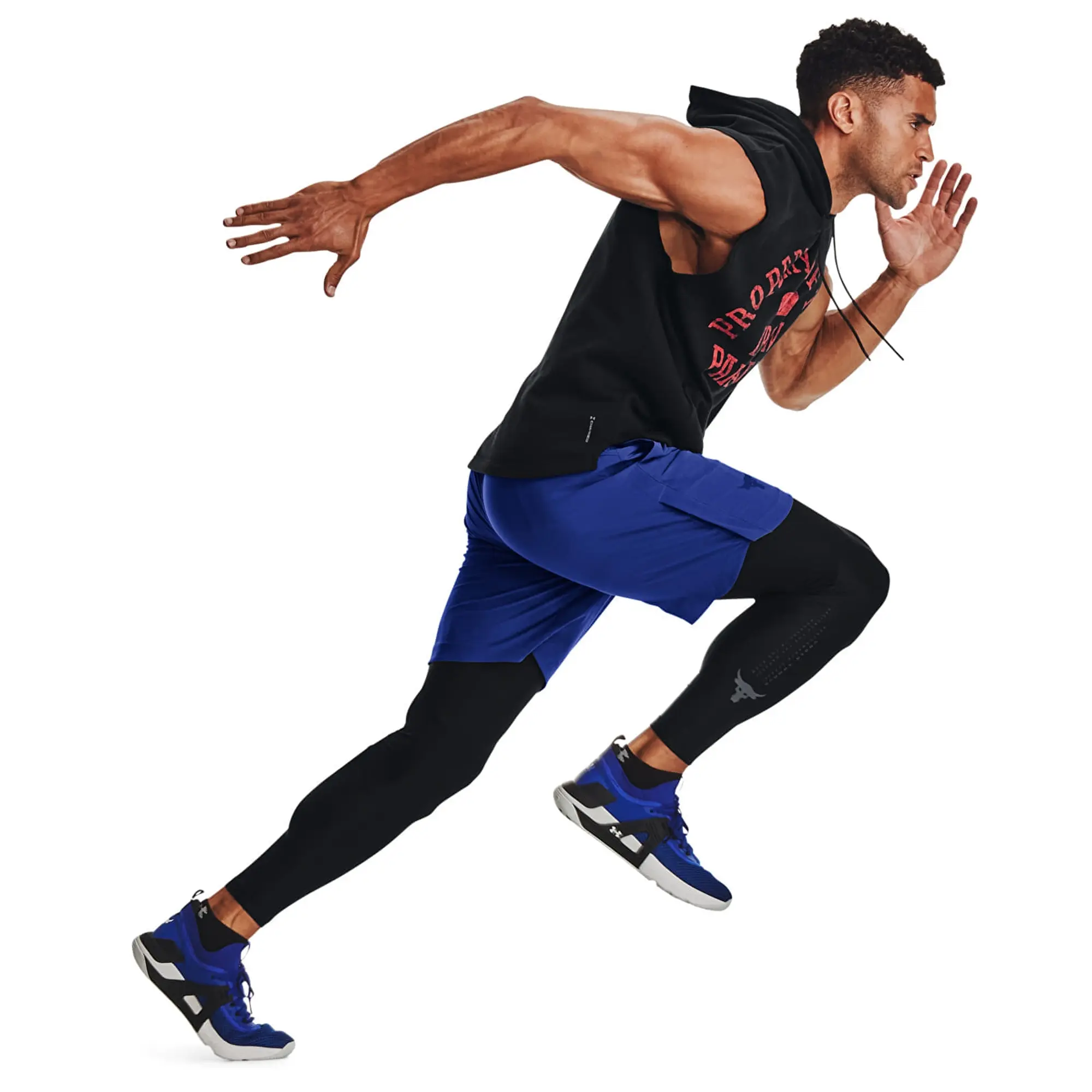 Under Armour Project Rock Snap Shorts Blue S