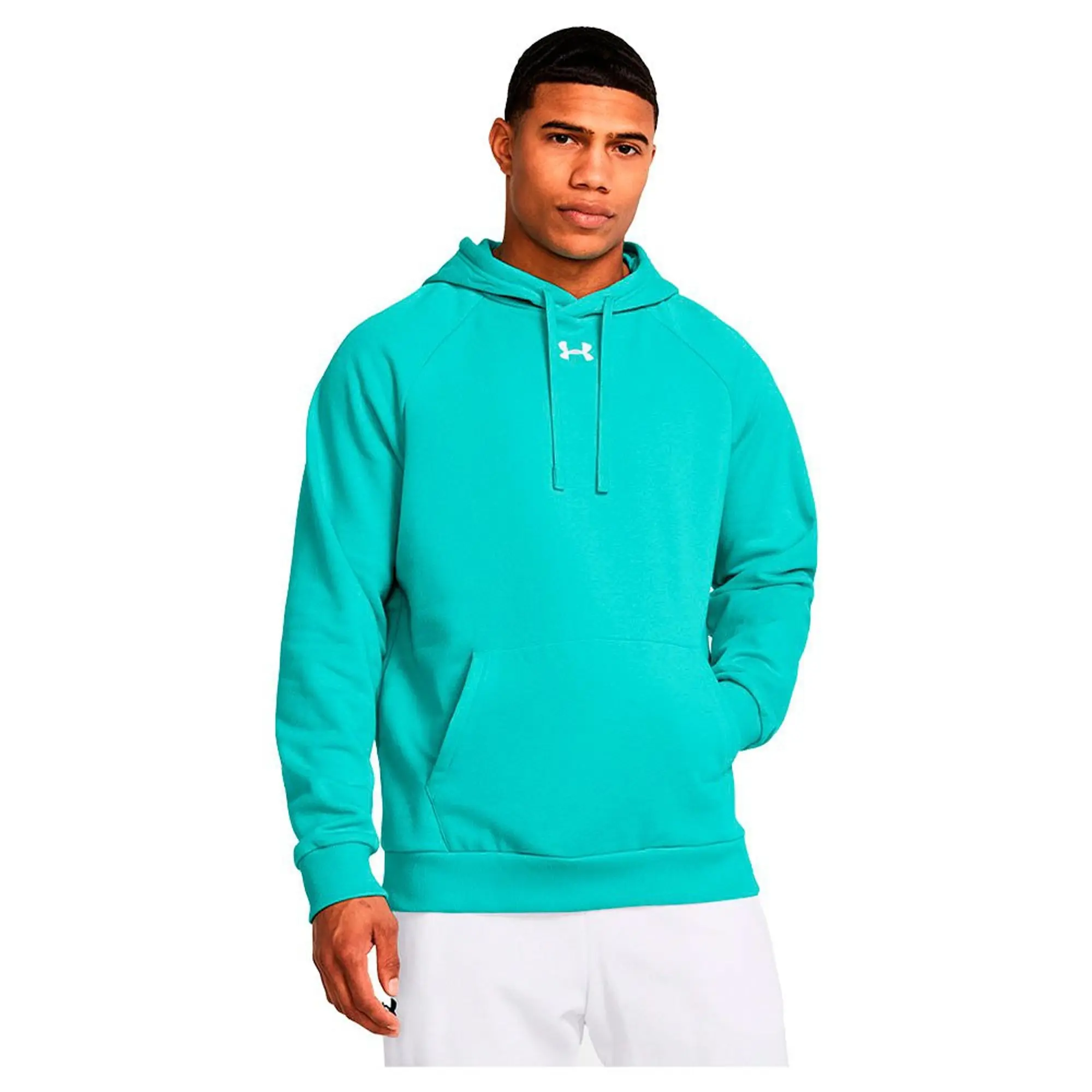Sweatshirt Under Armour Rival Fleece Hoodie Green M