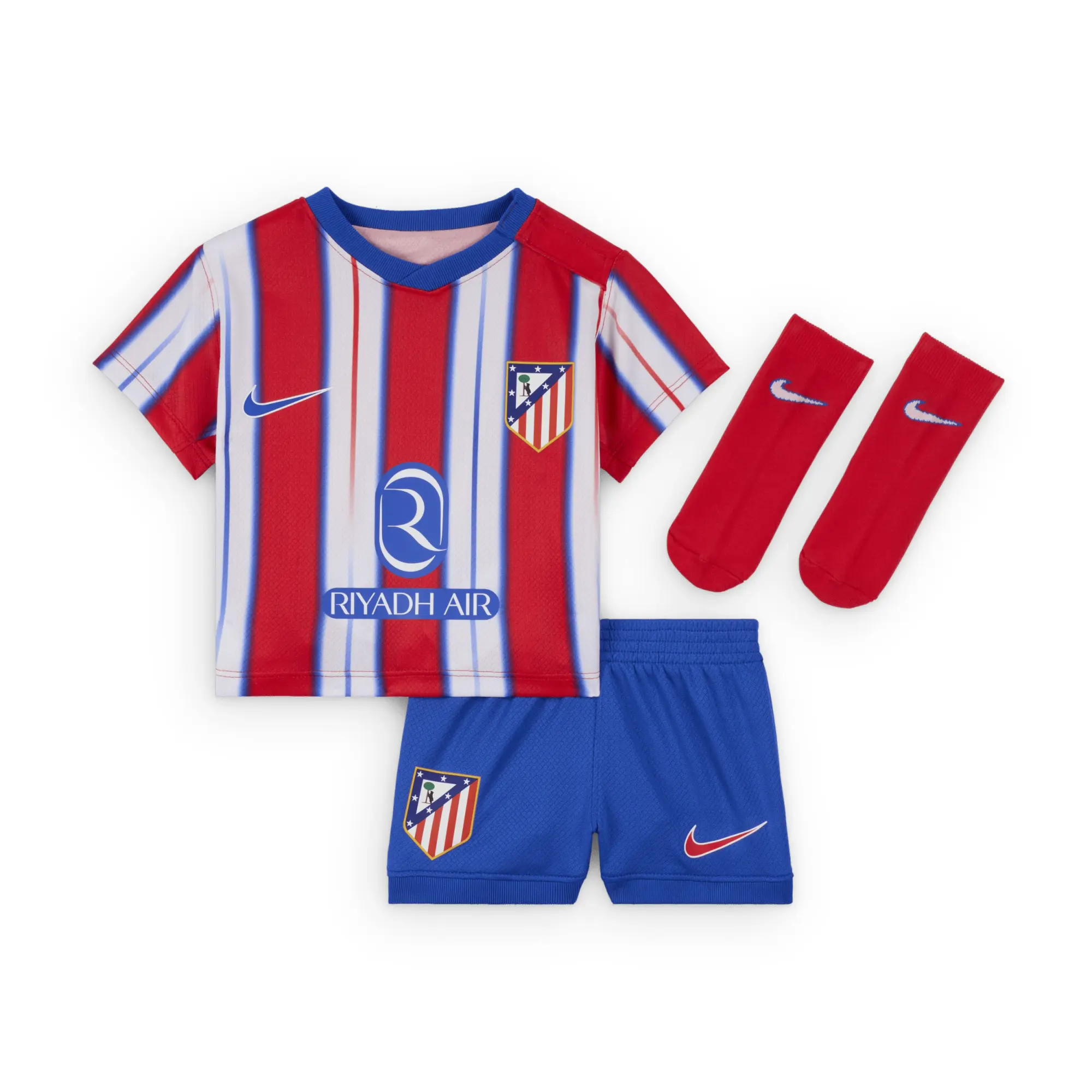 Atlético Madrid 2024 Stadium Away Baby/Toddler Nike Football Replica 3-Piece Kit - Blue - Polyester