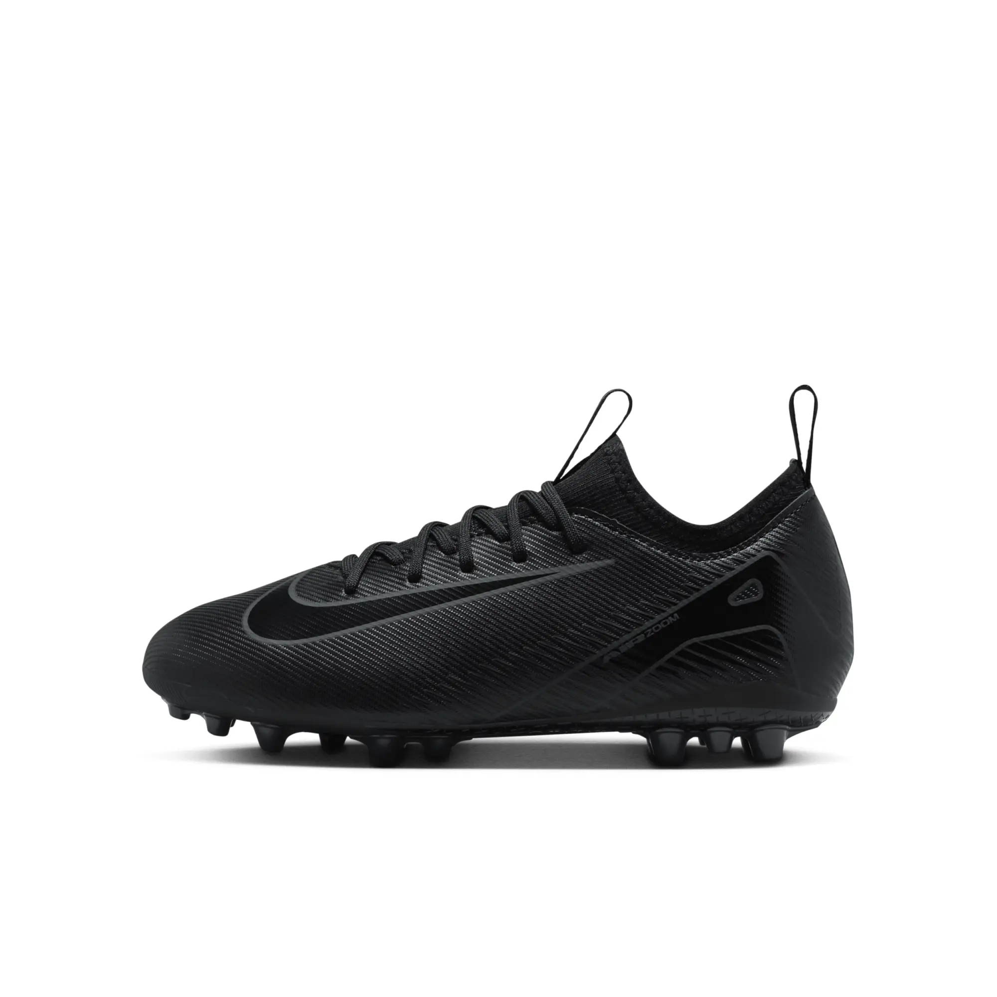 Nike Zoom Mercurial Vapor 16 Academy Juniors Artificial Ground Football Boots Black FQ8403 002 FOOTY.COM