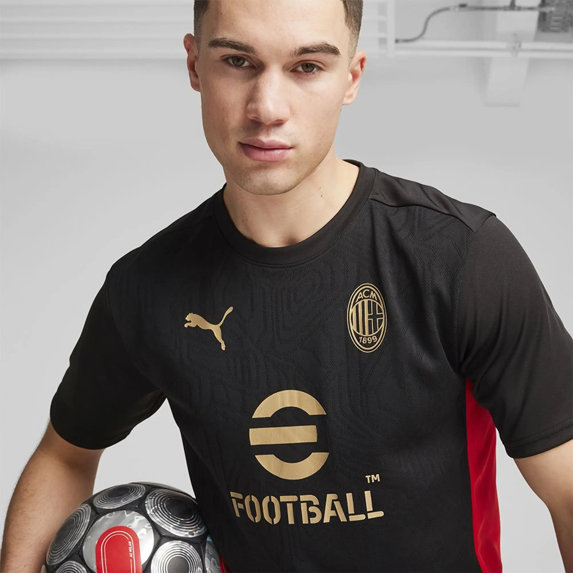 Puma AC Milan Mens SS Home Shirt 2024/25