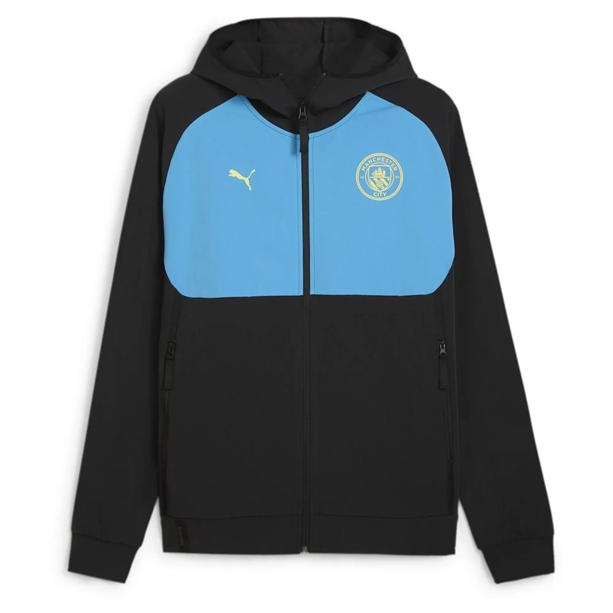 Man City Pumatech Woven Track Jacket (Black) 2024-2025 Men's Manchester City