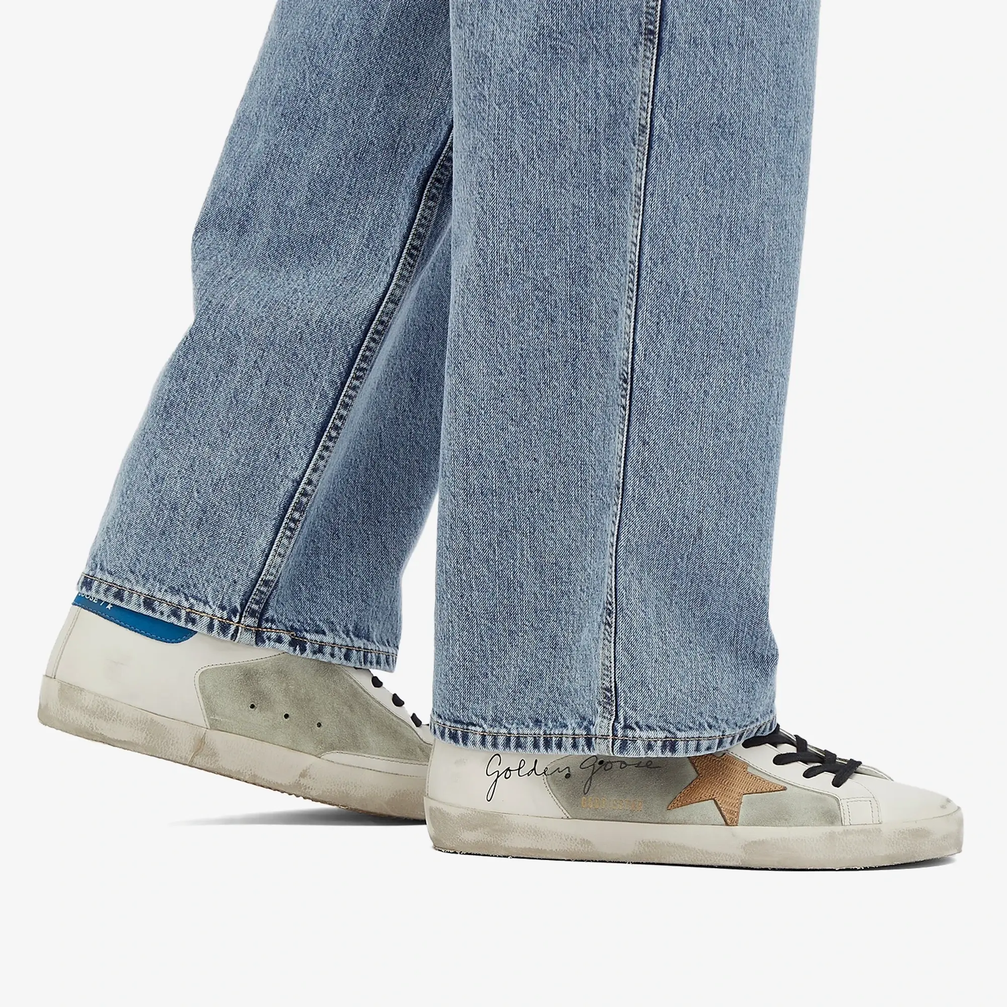 Golden Goose Men's Super Star Suede Sneaker Multi