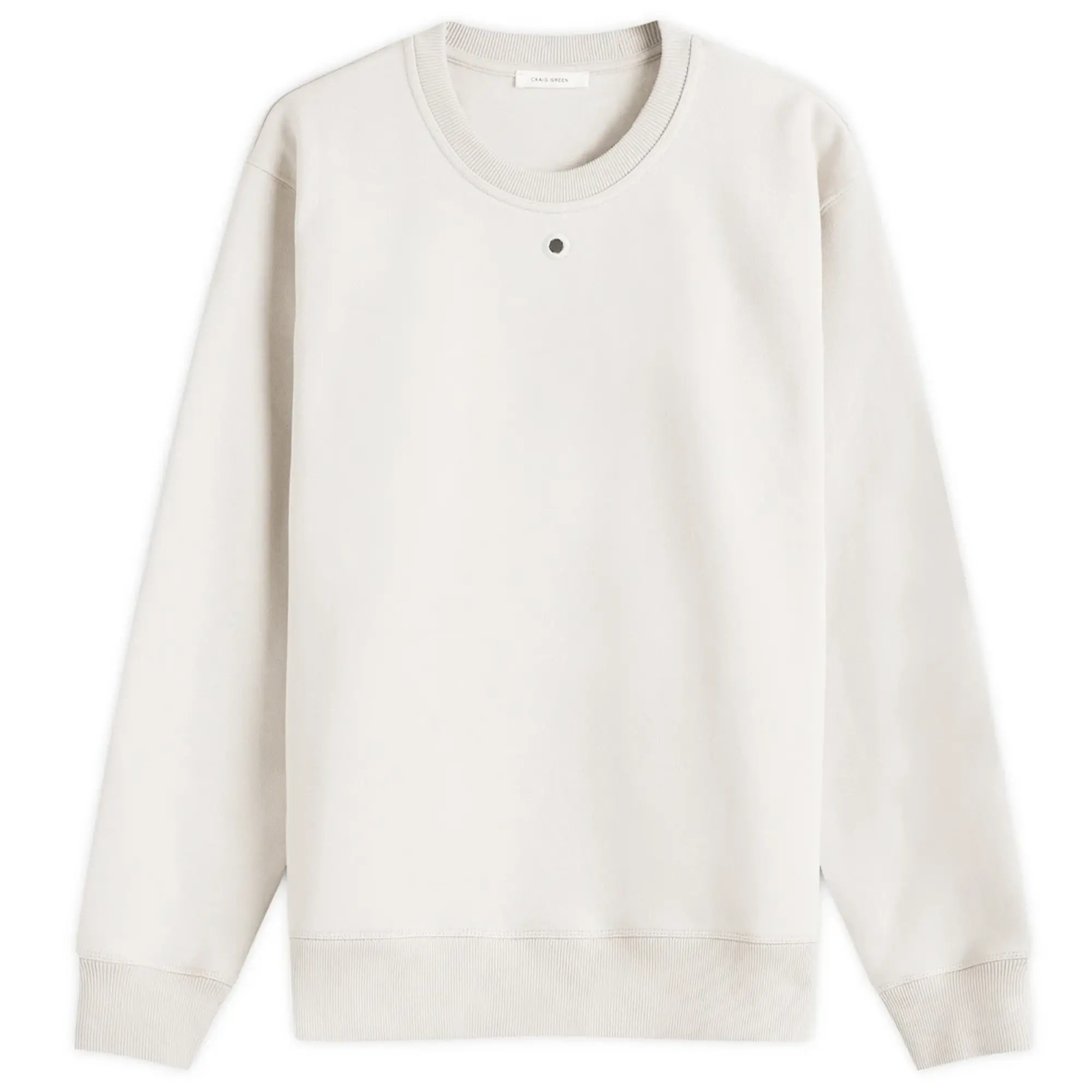 Craig Green Men's Hole Sweatshirt Ecru