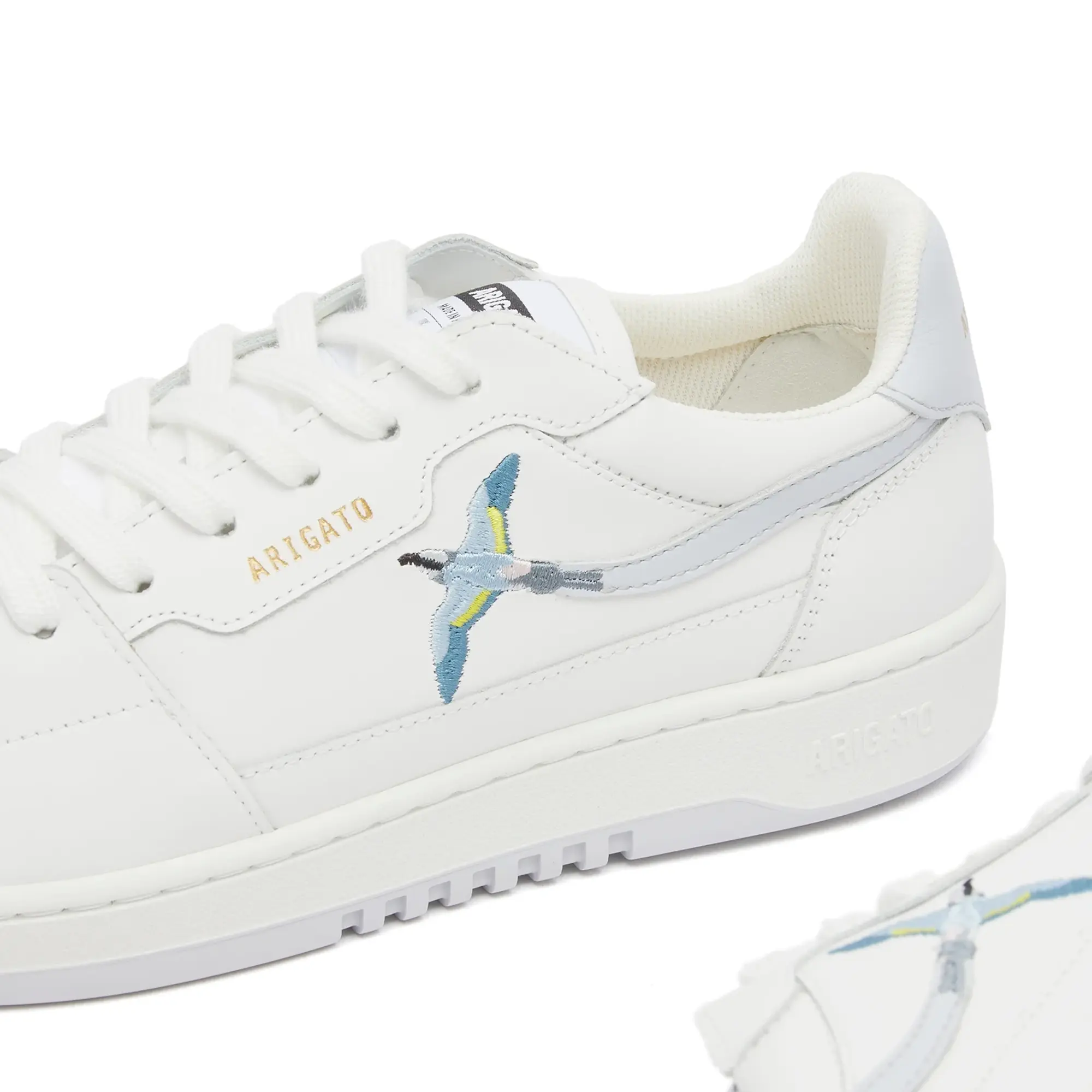 Axel Arigato Women's Dice Lo Bee Bird Sneaker White/Light Blue
