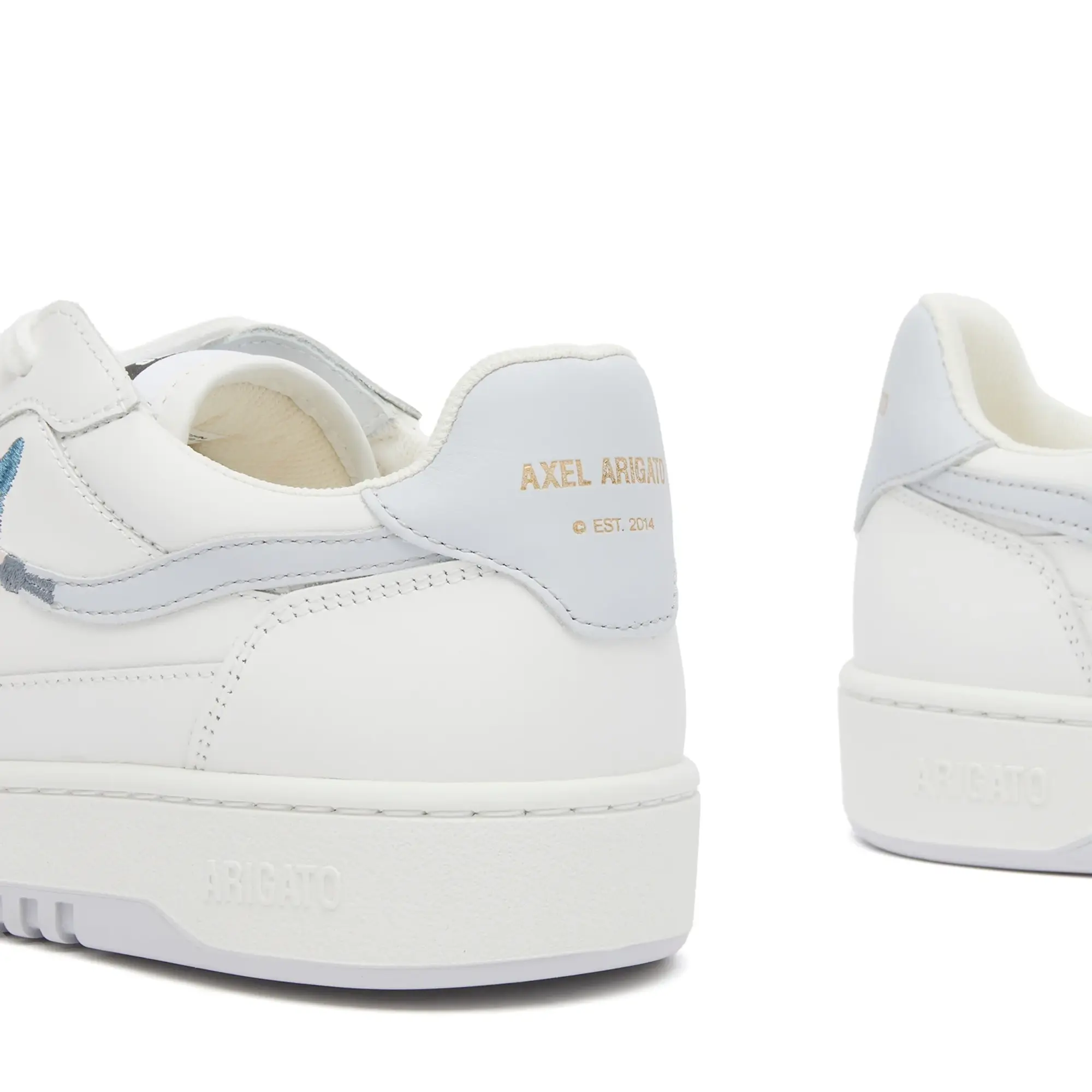 Axel Arigato Women's Dice Lo Bee Bird Sneaker White/Light Blue