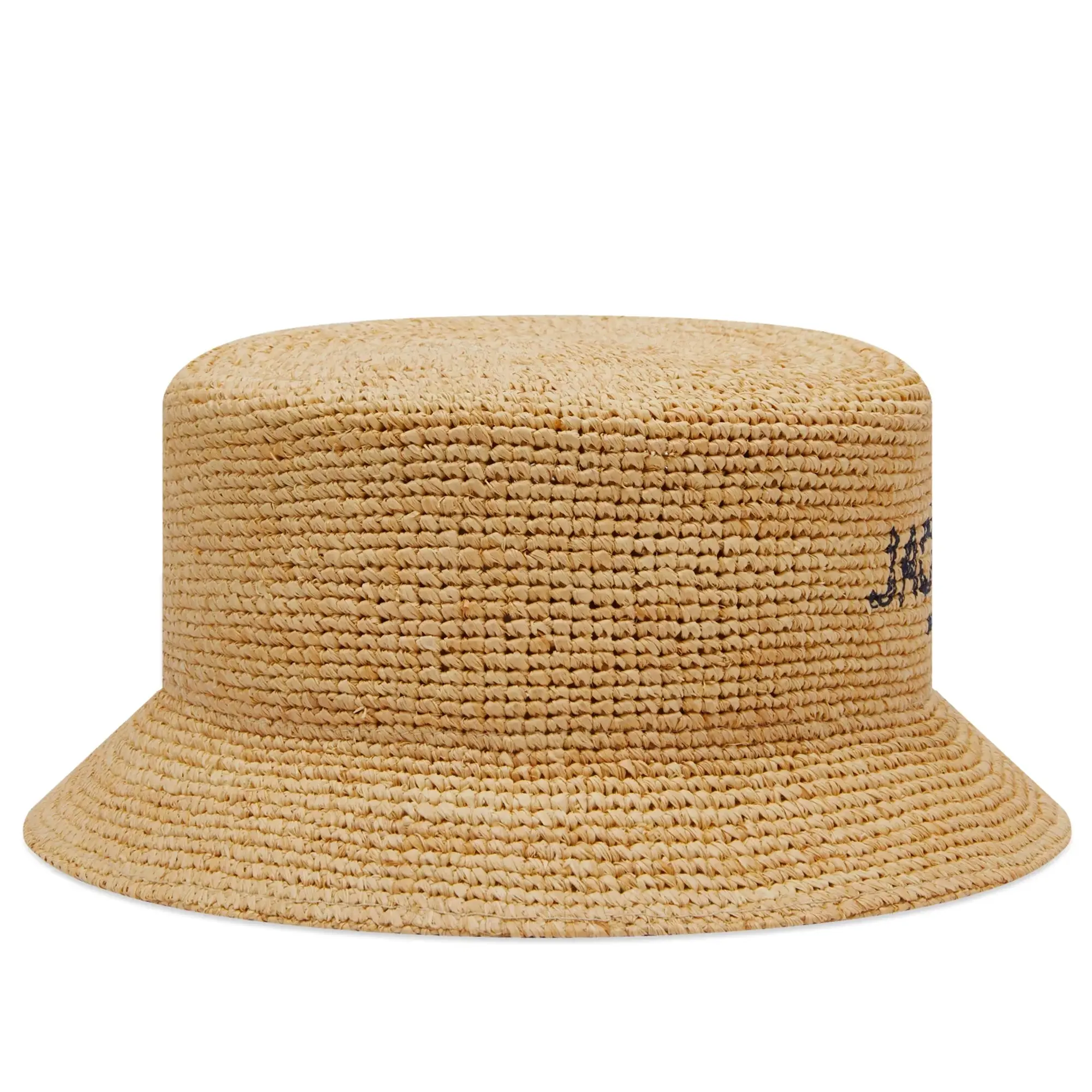 Jacquemus Men's Le Bob Pesco Bucket Hat Natural Raffia
