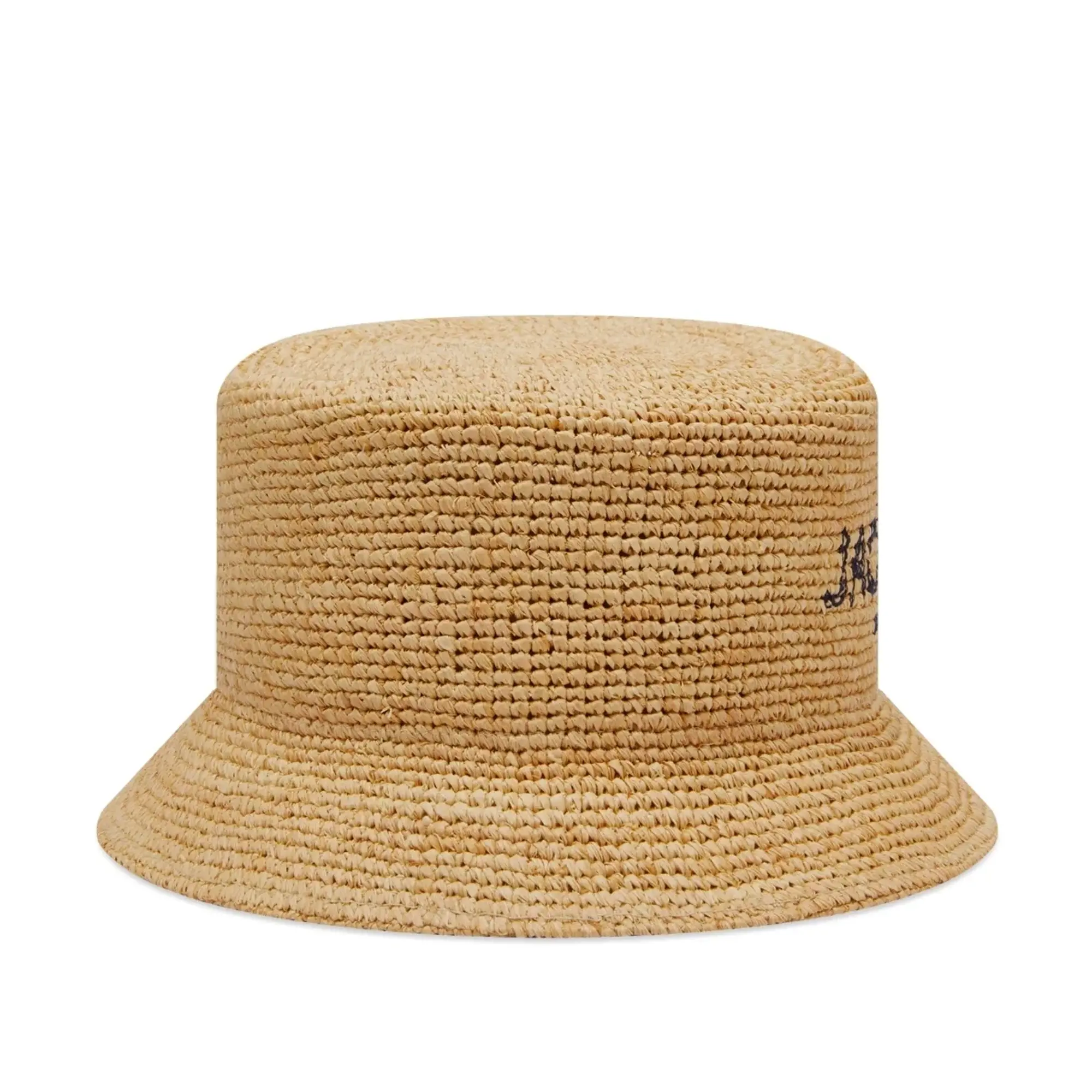 Jacquemus Men's Le Bob Pesco Bucket Hat Natural Raffia