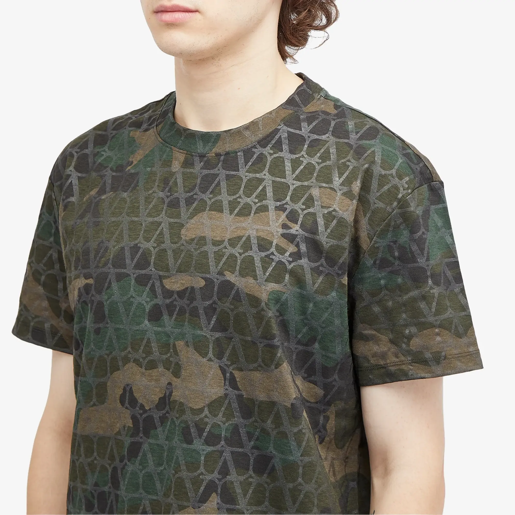 Mens valentino camo t shirt hotsell