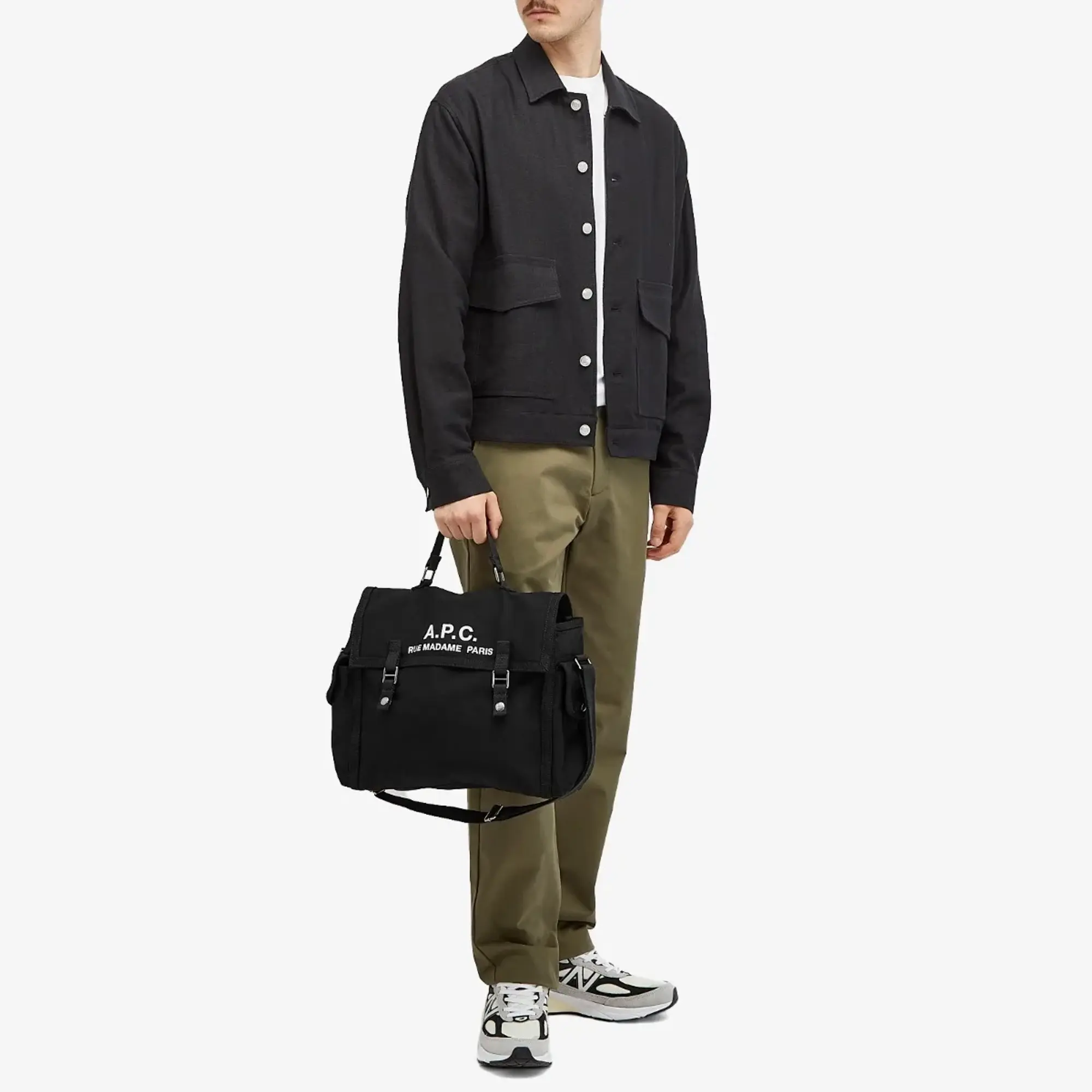 A.P.C. A.P.C Recuperation 2 Way Tote Bag Black