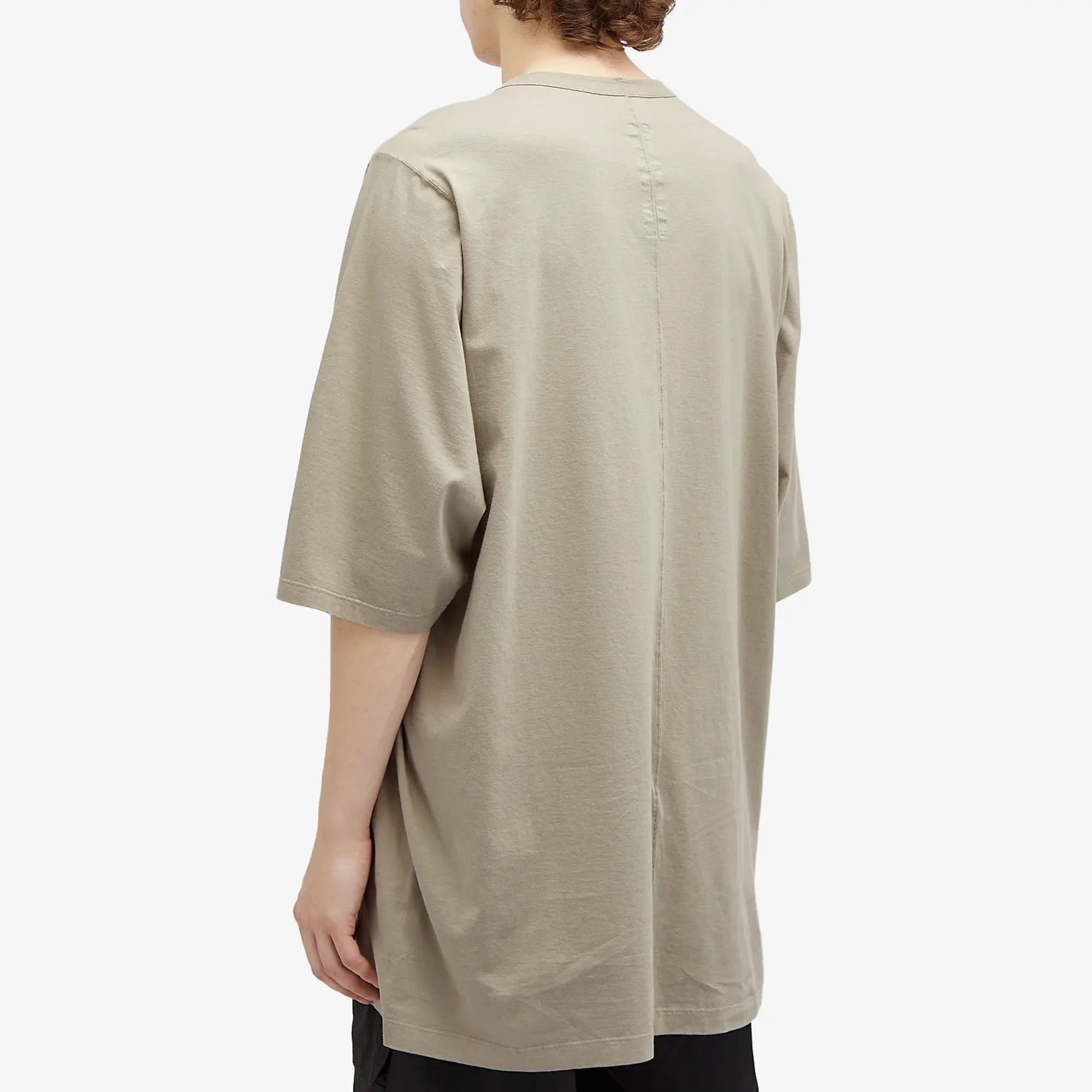 Rick Owens Men's Jumbo Lightweight Short Sleeve Tee Pearl
