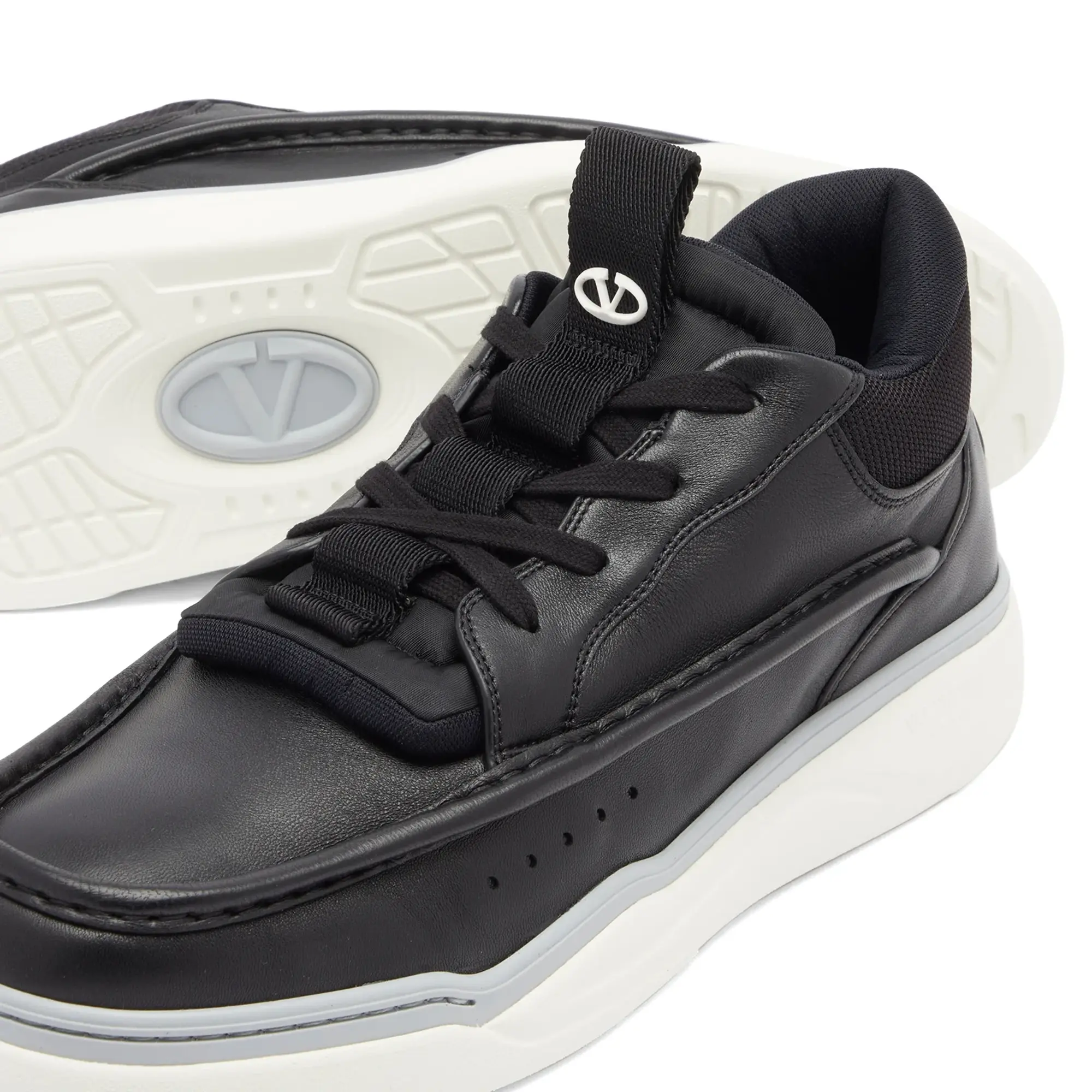 Valentino Men's Hybrid Sneaker Black/Ice Grey