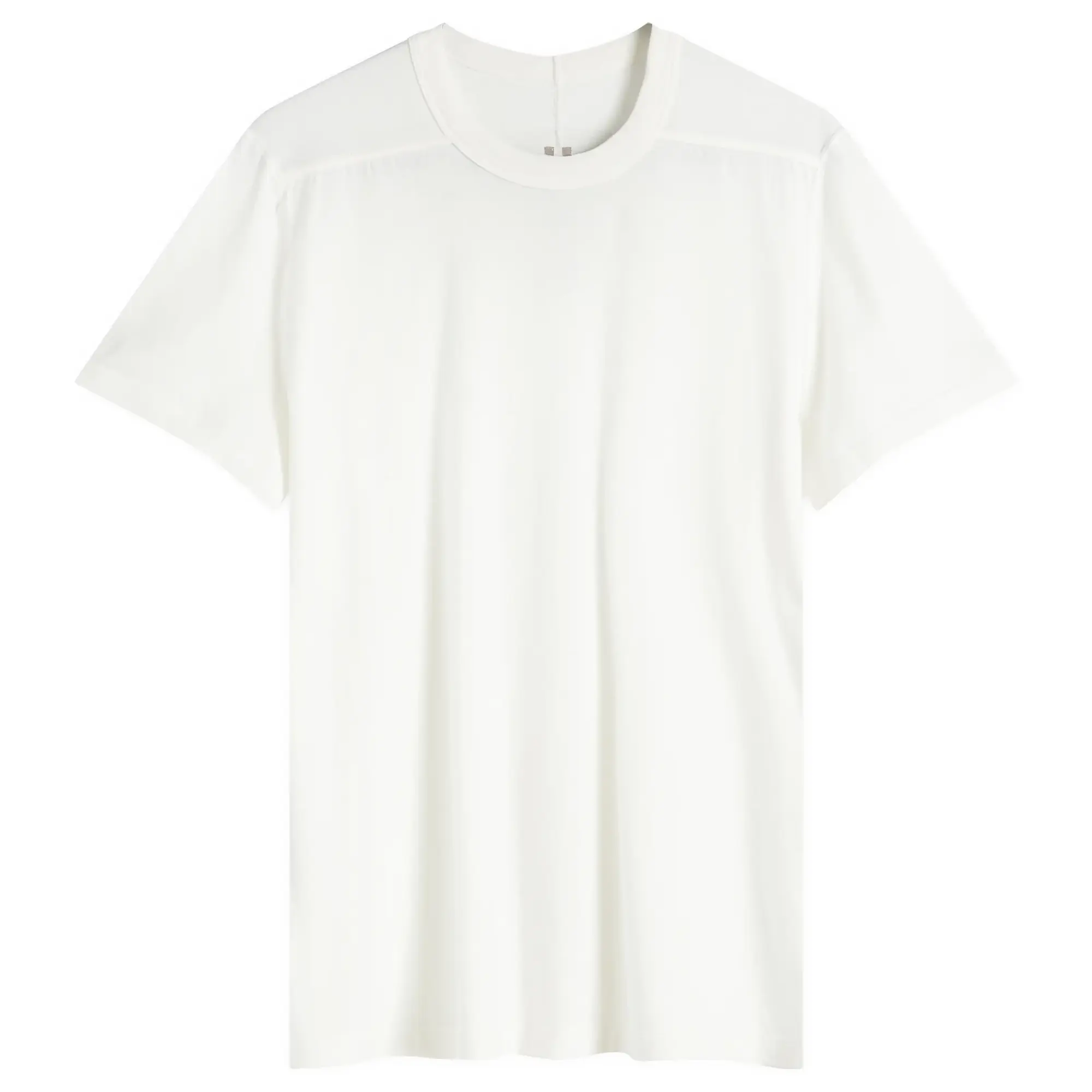 Rick Owens Men's Short Lightweight Level Tee Milk