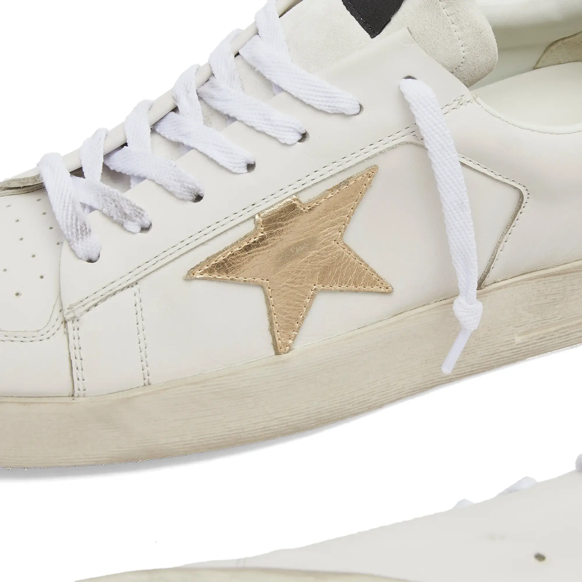 Golden Goose Women's Stardan Sneaker White/Gold