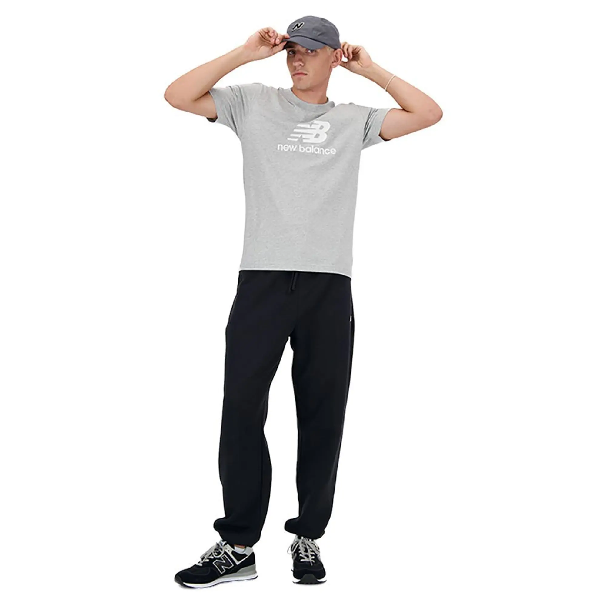 T-Shirt New Balance Sport Essentials Logo T-Shirt Athletic Grey S